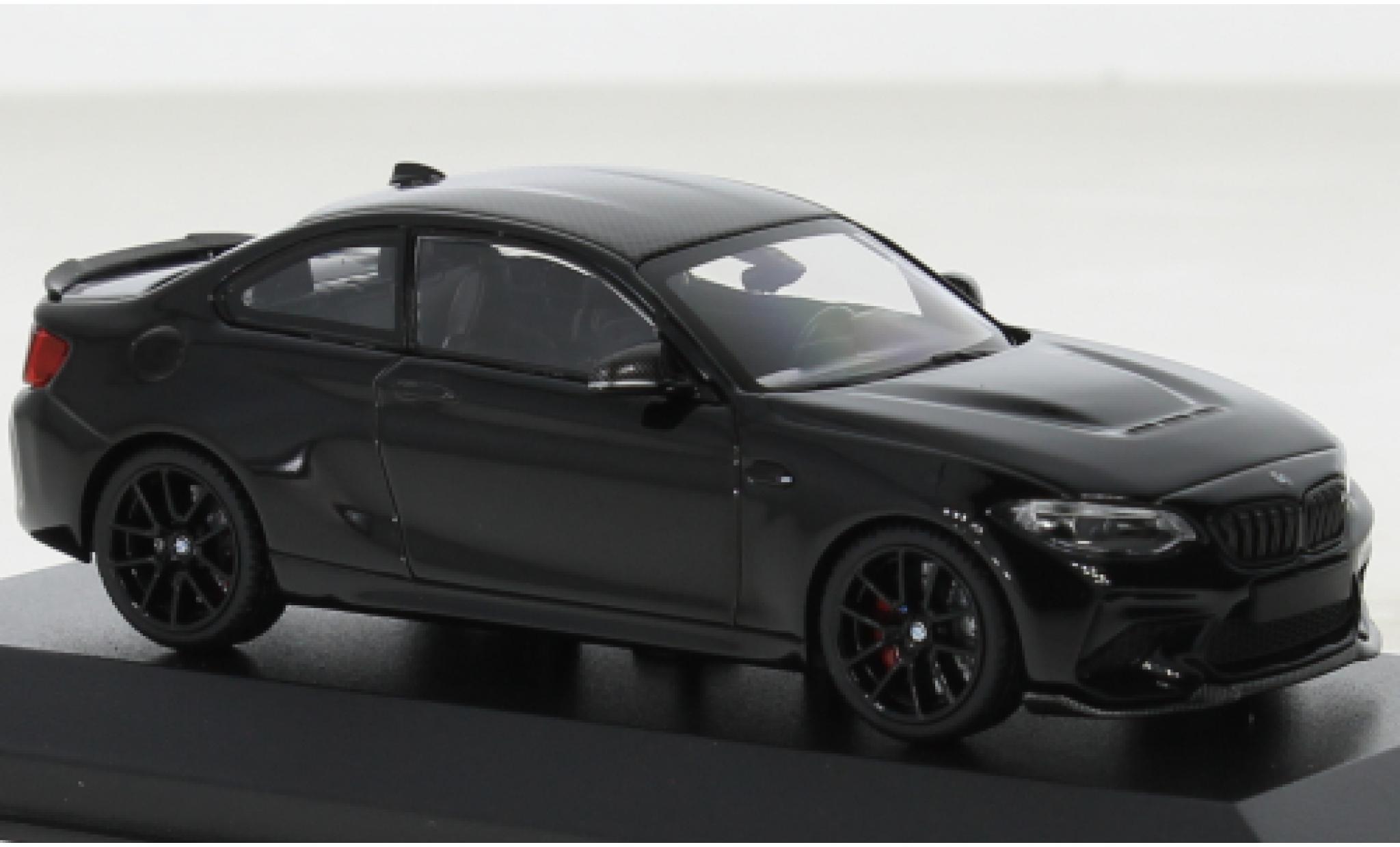 Bmw M2 1/43 Minichamps CS zwart 2020 1:43 modelauto