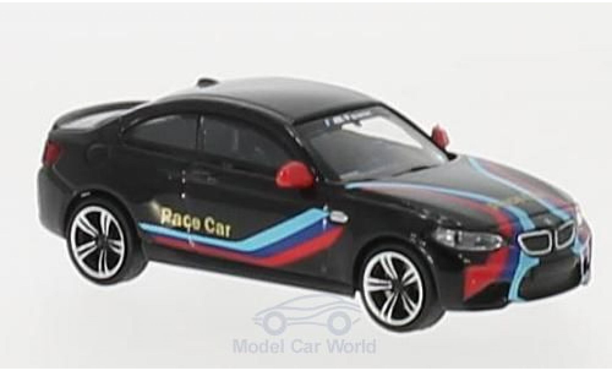 Bmw M2 1/87 Minichamps zwart 2016 Pace Car modelauto