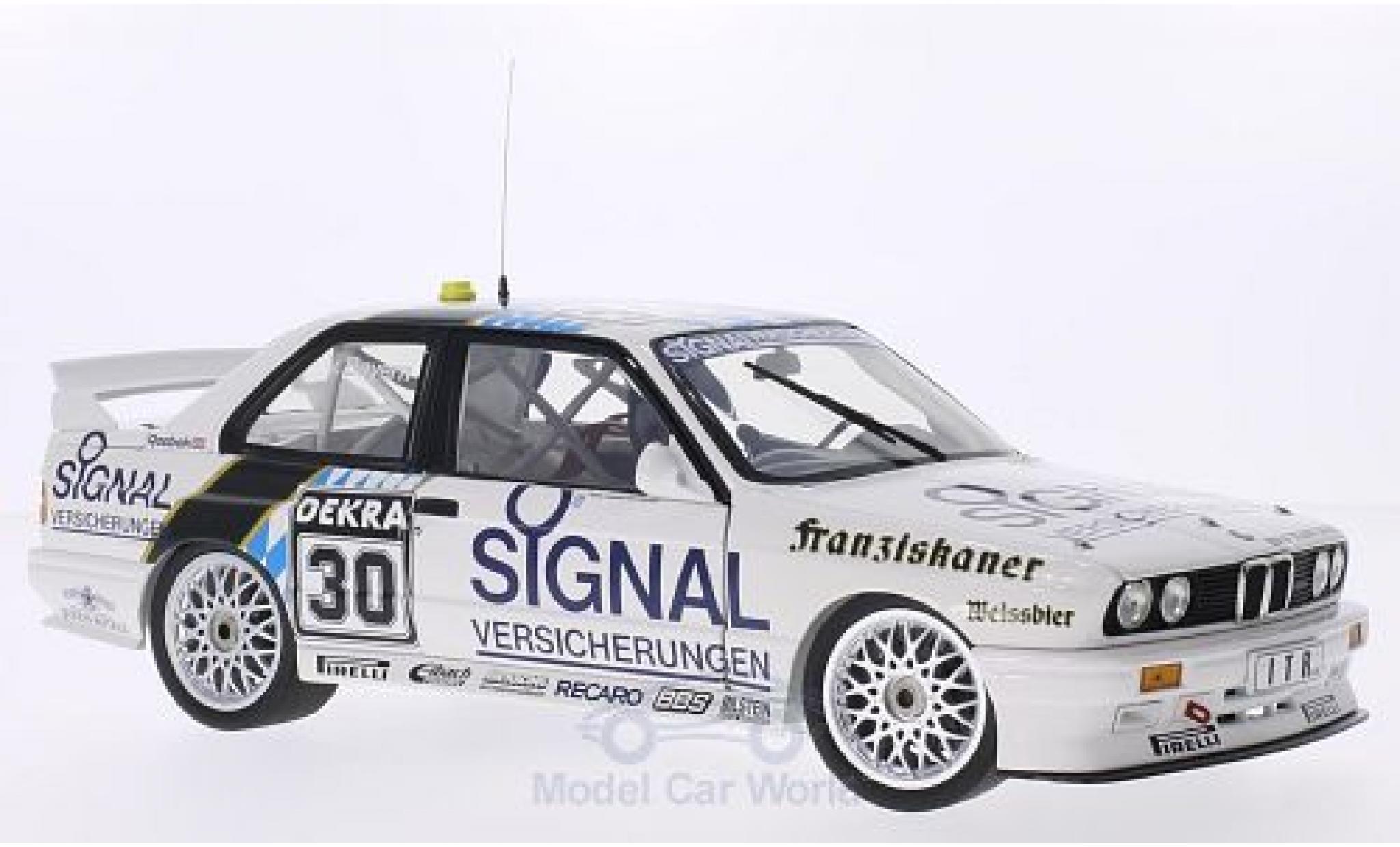 Bmw M3 E30 1/18 Minichamps (E30) DTM No.30 Team Isert Signal Versicherungen DTM 1991 L.von Bayern modelauto