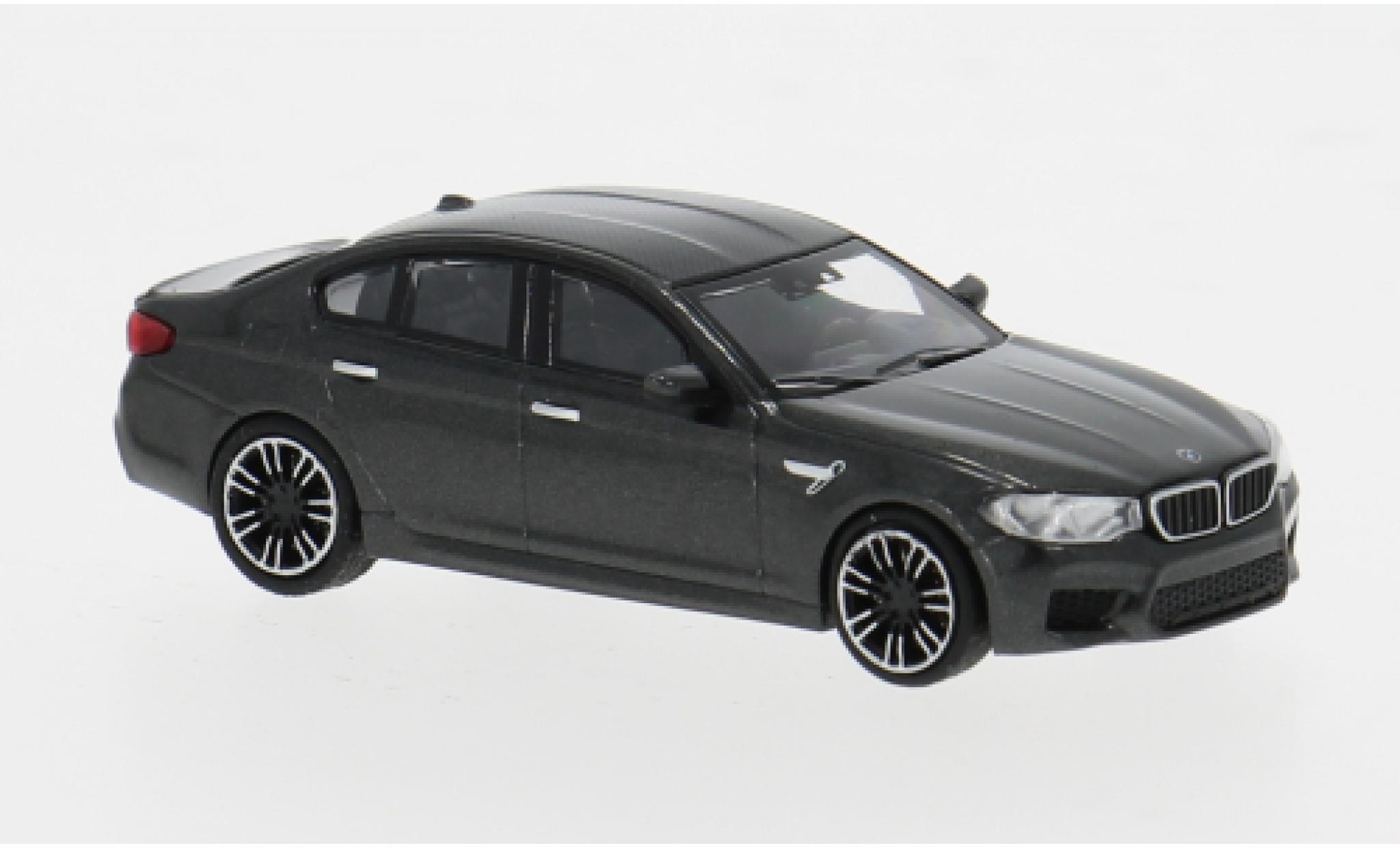Bmw M5 1/87 Minichamps (F90) metallic grijs 2018 1:87 modelauto