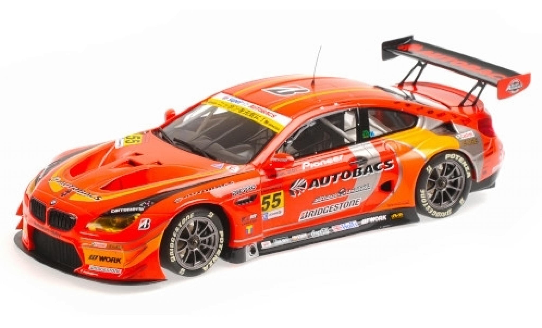 Bmw M6 1/18 Minichamps GT3 (F13) No.55 Autobacs Racing Team Aguri Autobacs Super GT 2016 S.Takagi/T.Kobayashi modelauto