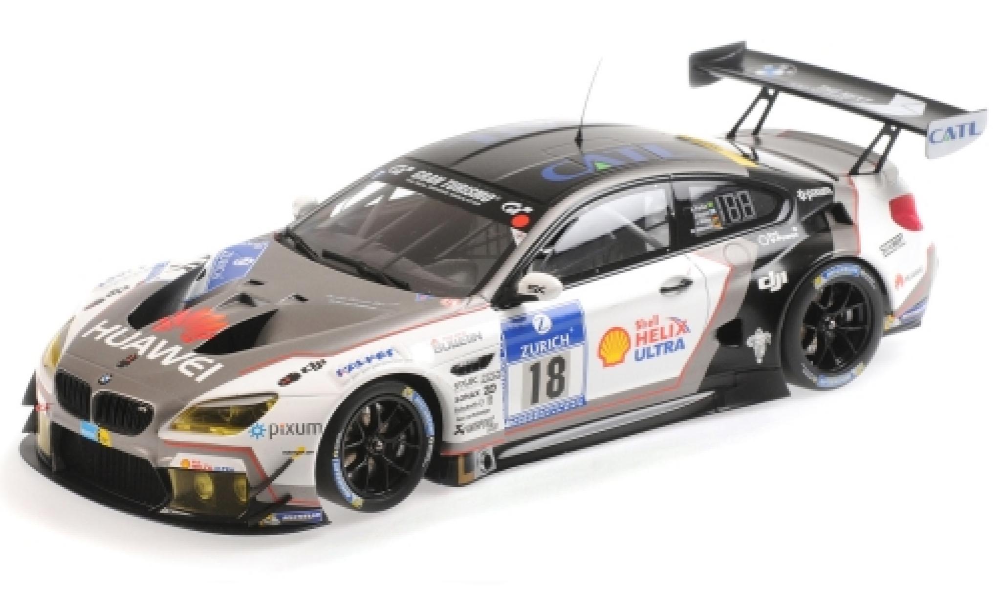 Bmw M6 1/18 Minichamps GT3 No.18 Schubert Motorsport CATL 24h N&uuml;rburgring 2016 A.Farfus/J.Krohn/J.M&uuml;ller/M.Wittmann modelauto
