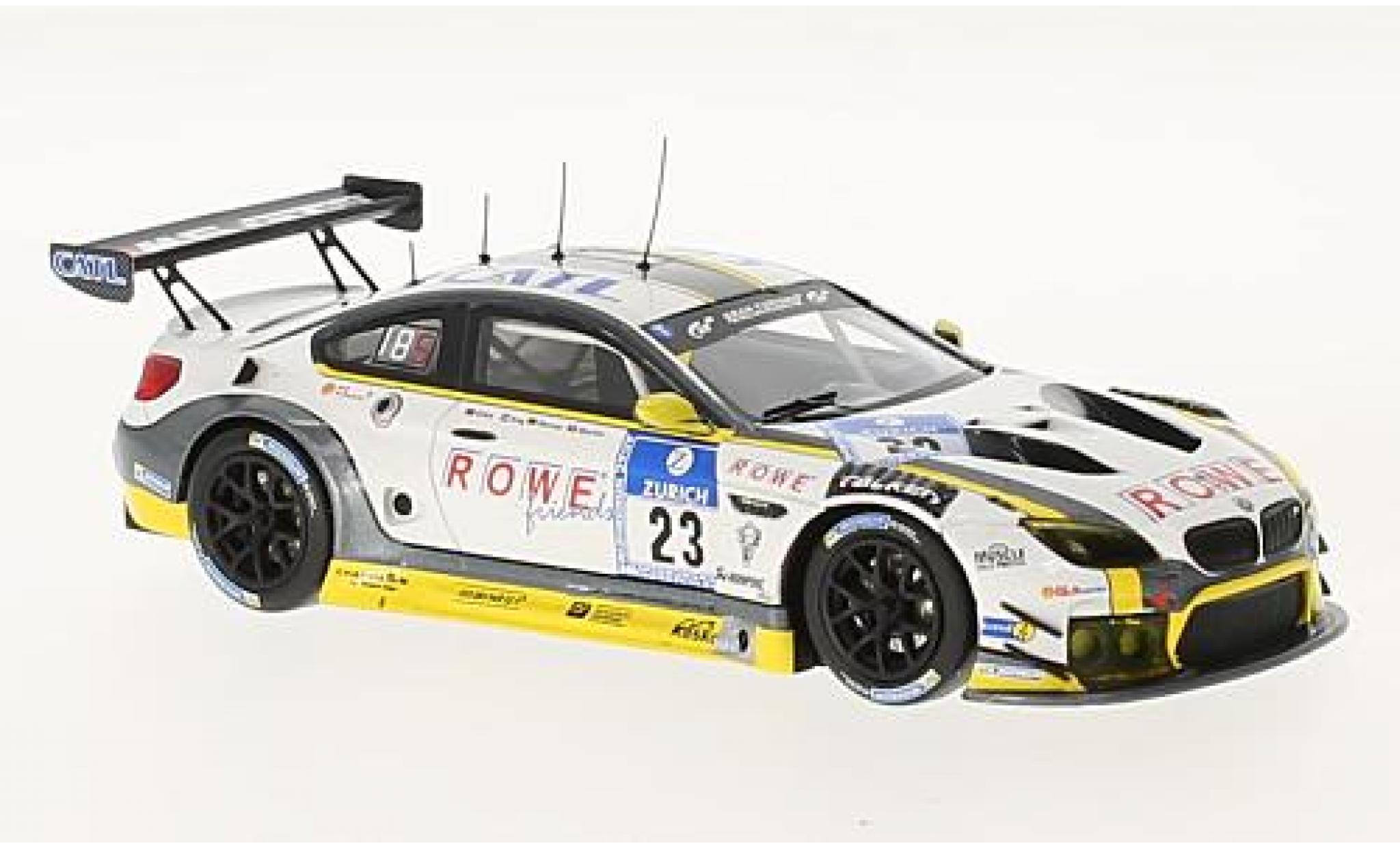 Bmw M6 1/43 Minichamps GT3 No.23 Rowe Racing 24h N&uuml;rburgring 2016 1:43 modelauto