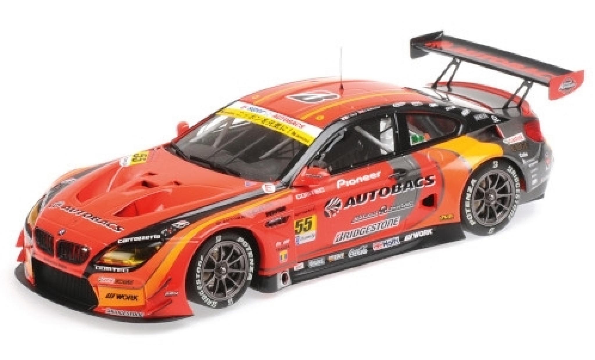 Bmw M6 1/18 Minichamps GT3 No.55 Autobacs Racing Team Aguri Super GT300 2017 S.Takagi/S.Walkinshaw modelauto
