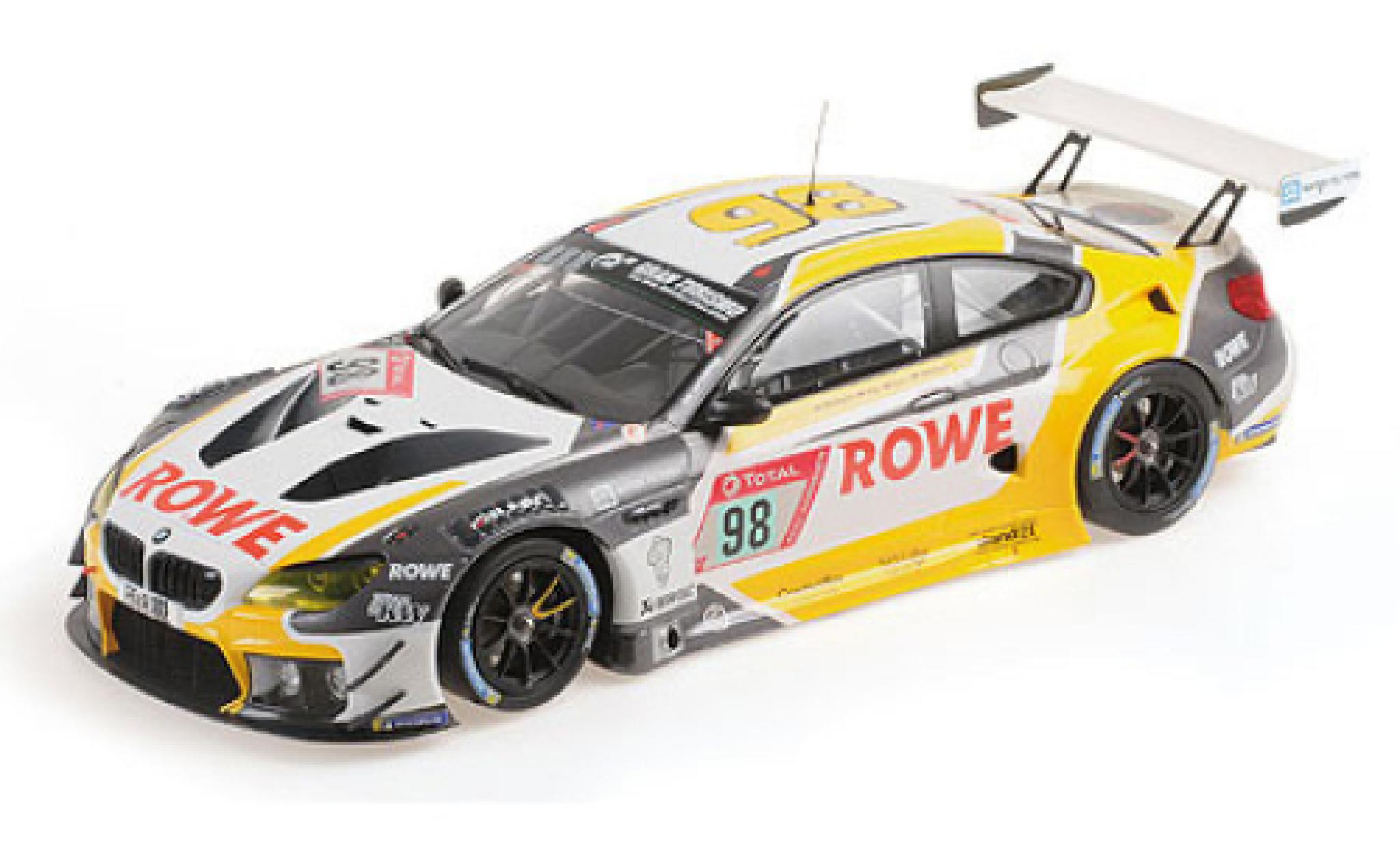 Bmw M6 1/18 Minichamps GT3 No.98 Rowe Racing 24h N&uuml;rburgring 2020 M.Wittmann/T.Blomqvist/P.Eng modelauto