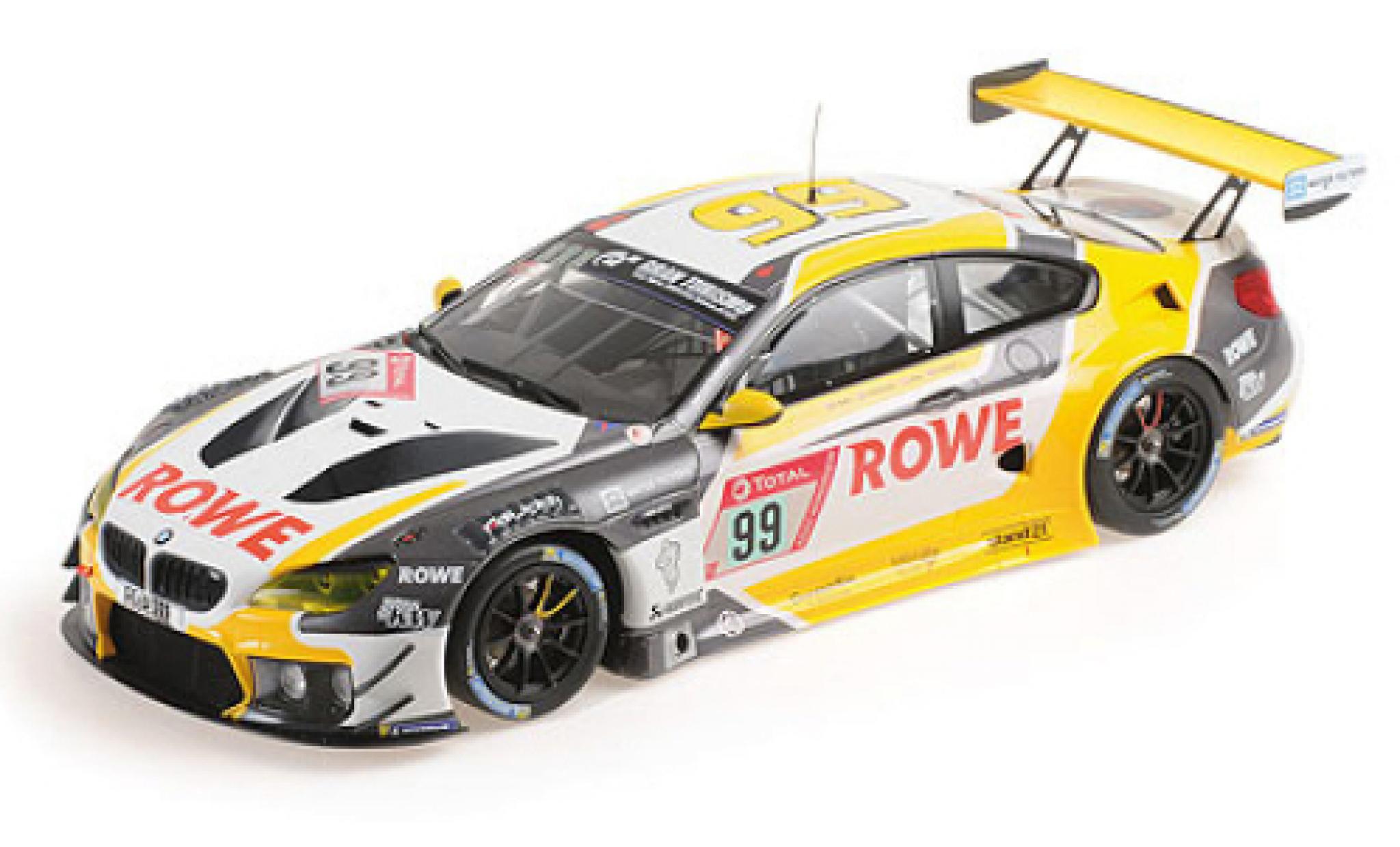Bmw M6 1/18 Minichamps GT3 No.99 Rowe Racing 24h N&uuml;rburgring 2020 A.Sims/N.Catsburg/N.Yelloly modelauto