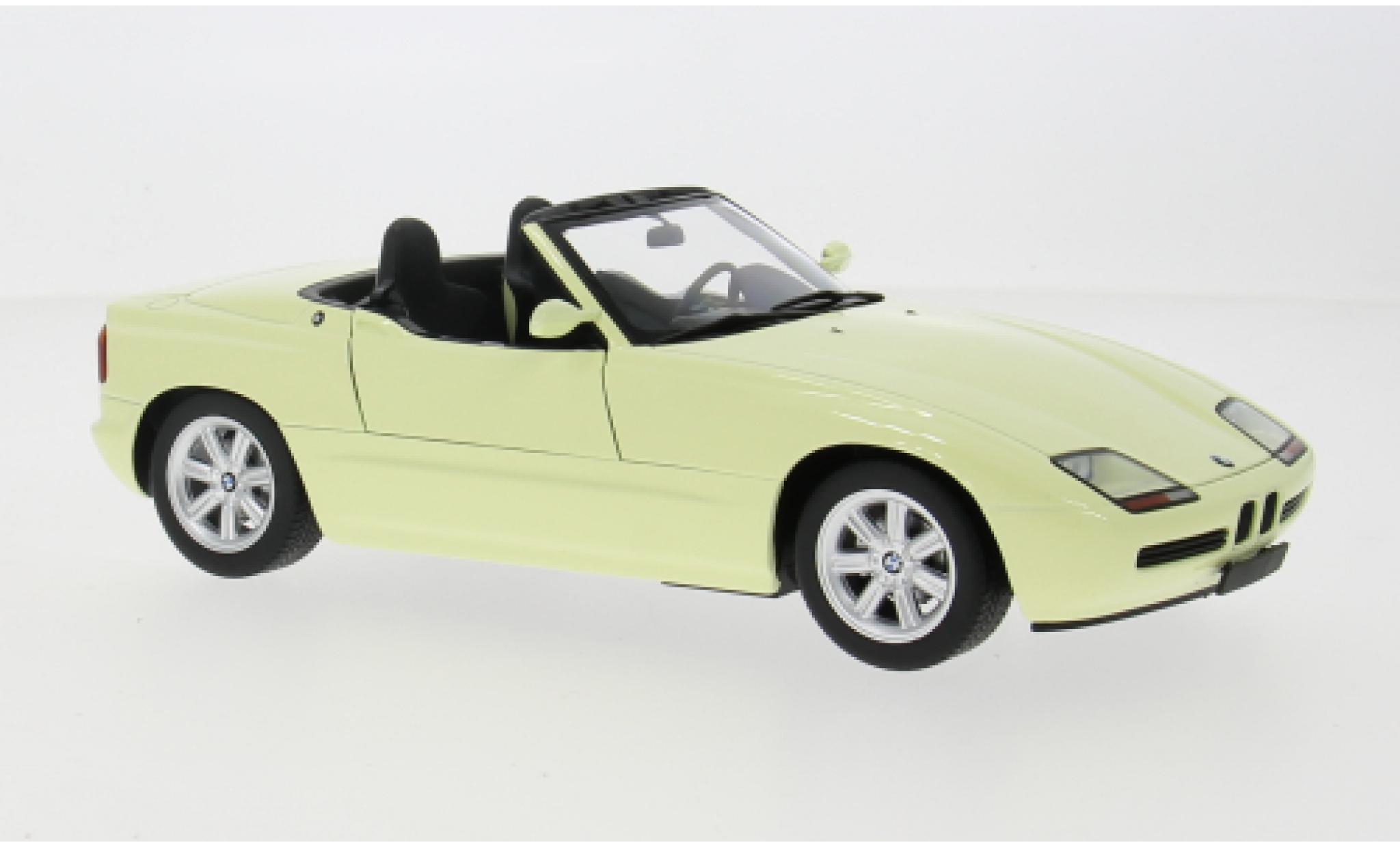 Bmw Z1 1/18 Minichamps geel 1988 1:18 modelauto
