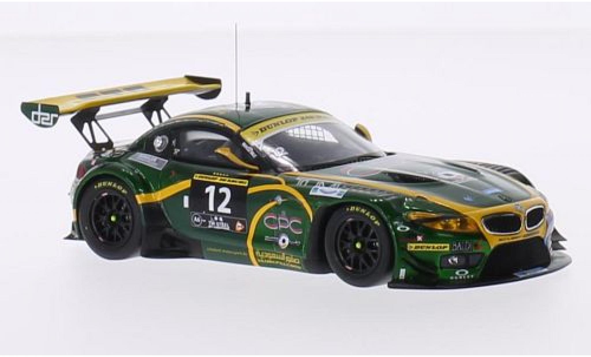 Bmw Z4 1/43 Minichamps GT3 No.12 Saudi Falcons - Team Schubert 24h Dubai 2013 A.Al Faisal/F.Binladen/D.Baumann/D.Adorf modelauto