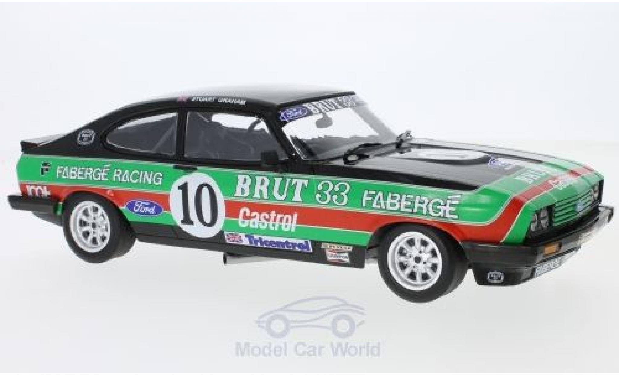 Ford Capri 1/18 Minichamps 3.0 No.10 Faberge Racing Lee Jeans BSCC Oulton Park 1979 S.Graham modelauto