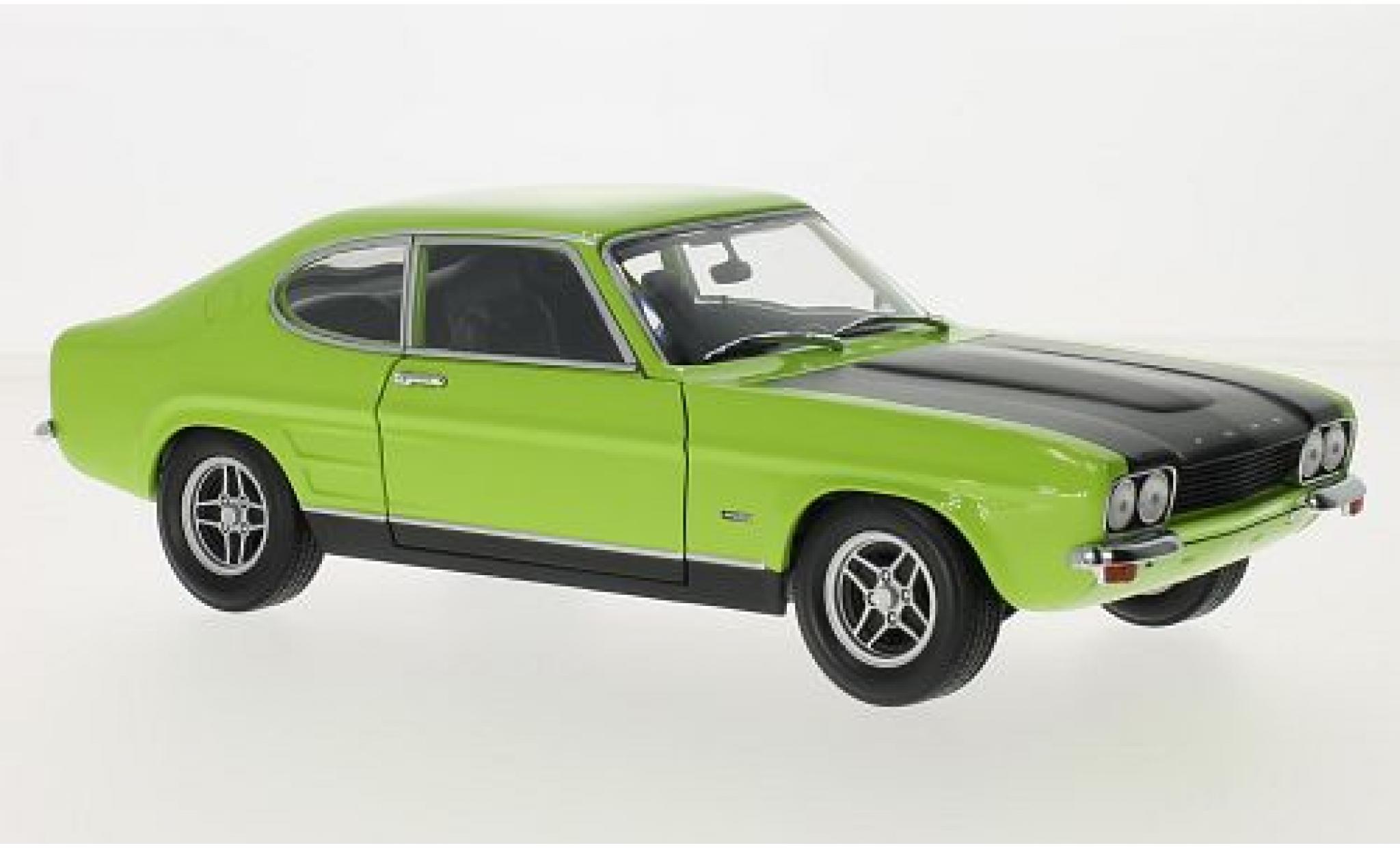 Ford Capri 1/18 Minichamps MKI RS 2600 groen/matt-zwart 1970 modelauto