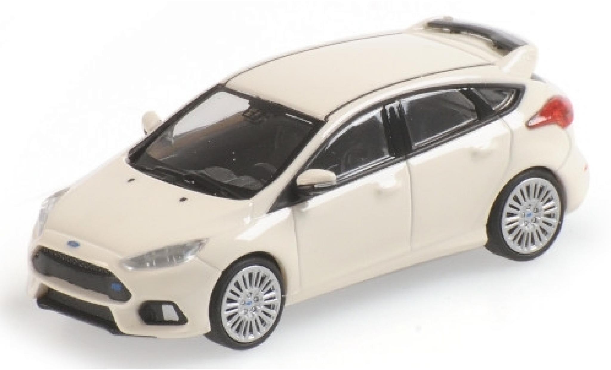 Ford Focus 1/87 Minichamps RS wit 2018 modelauto
