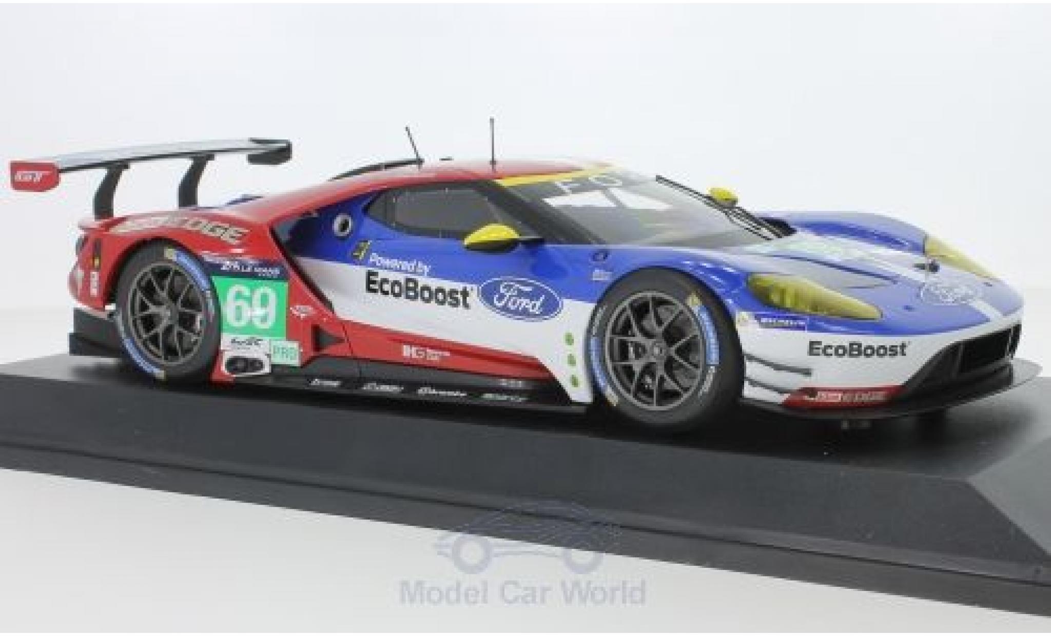 Ford GT 1/18 Minichamps No.69 Chip Ganassi Racing USA 24h Le Mans 2016 R.Briscoe/R.Westbrook/S.Dixon modelauto