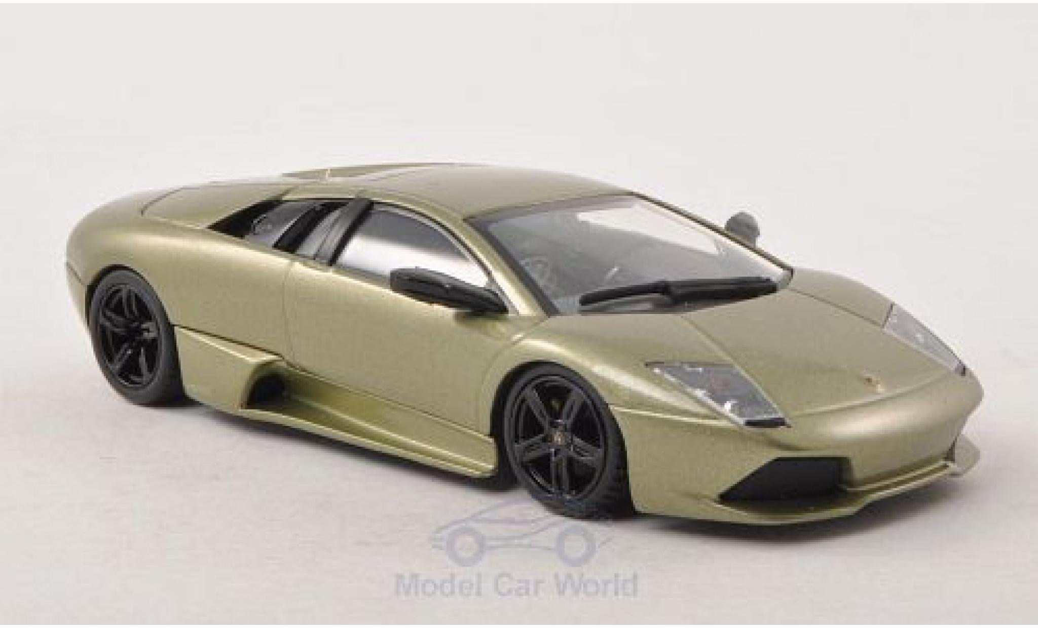 Lamborghini Murcielago LP640 1/43 Minichamps LP640 metallic groen 2006 modelauto