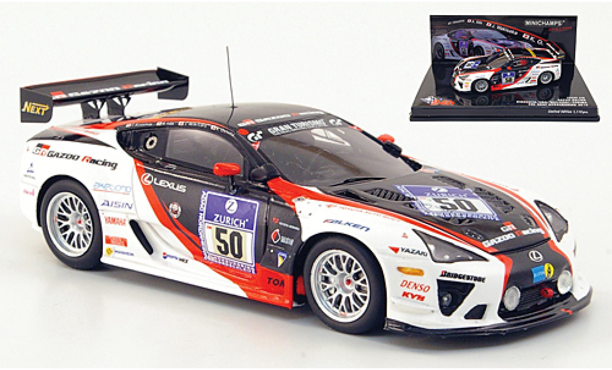 Lexus LFA 1/43 Minichamps No.50 Gazoo Racing 24h N&uuml;rburgring 2010 modelauto