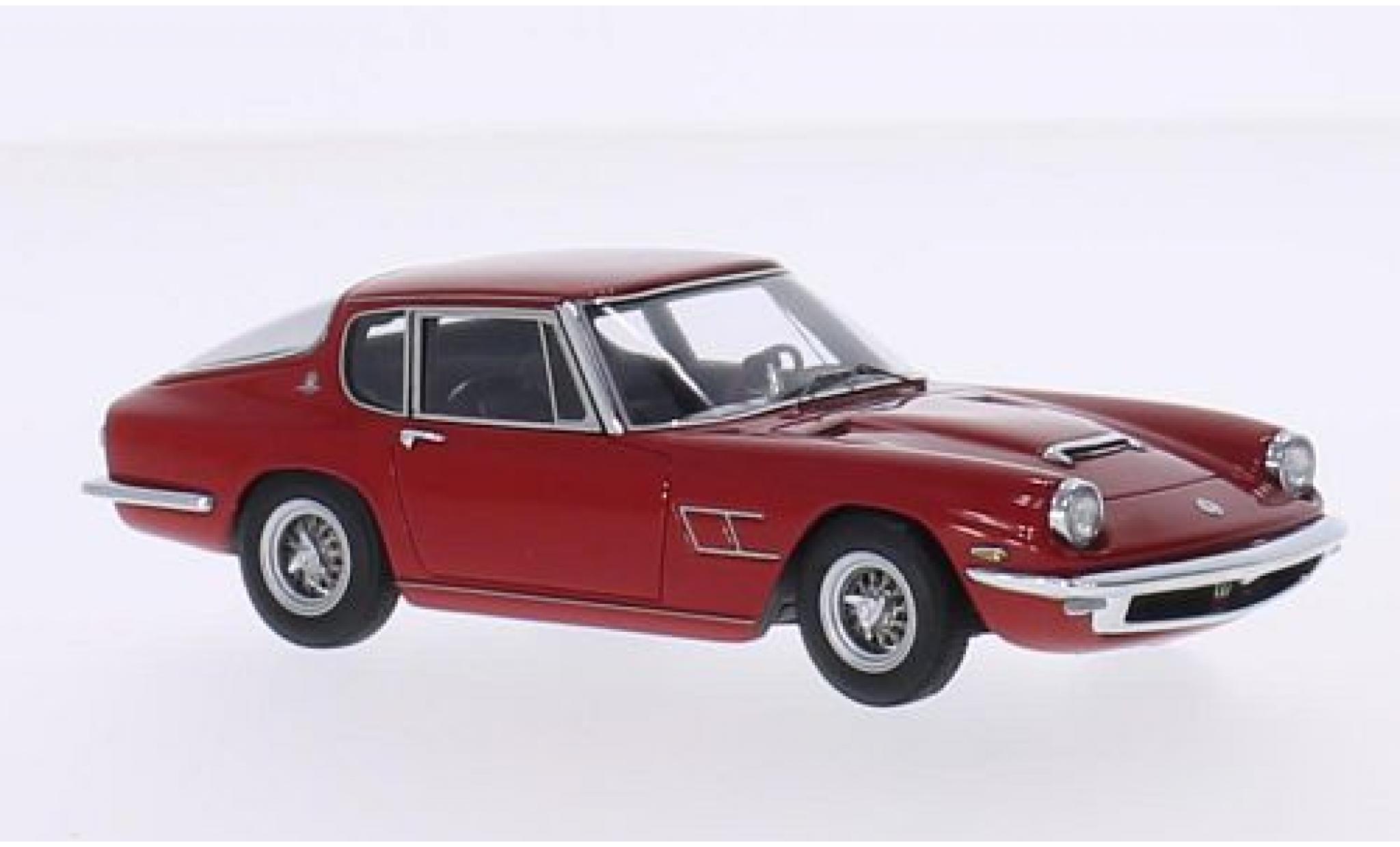 Maserati Mistral 1/43 Minichamps Coupe rood 1963 modelauto