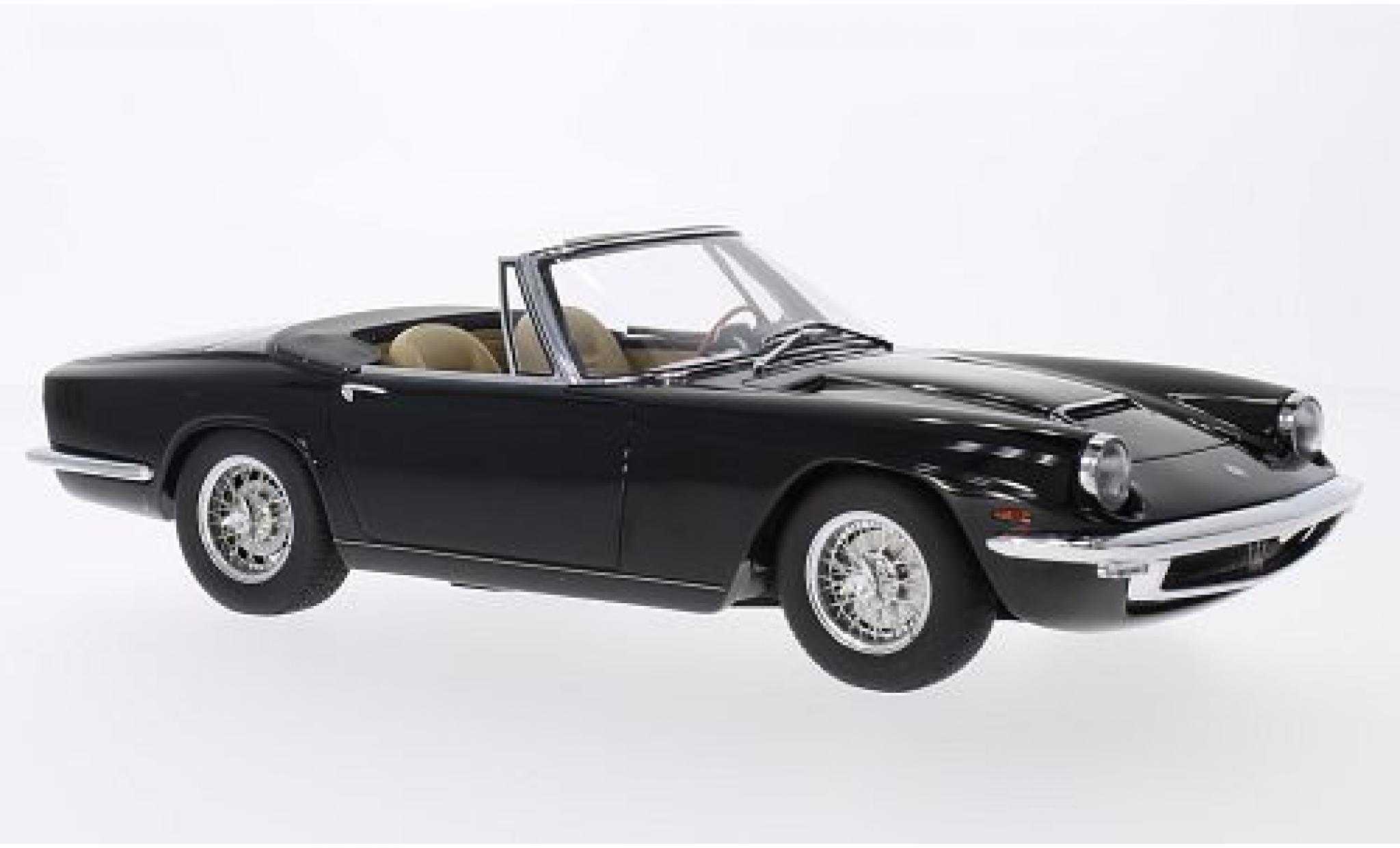 Maserati Mistral 1/18 Minichamps Spyder zwart 1964 modelauto