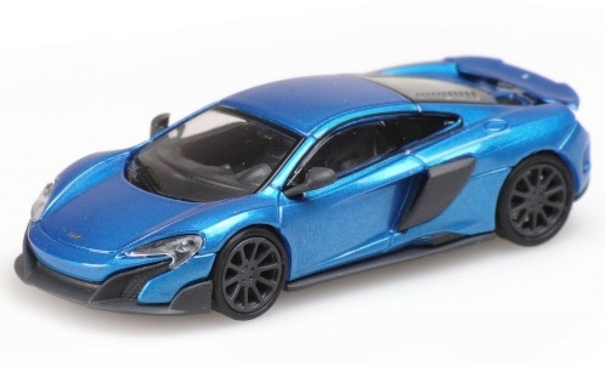 McLaren 675 1/87 Minichamps LT metallic blauw 2016 modelauto