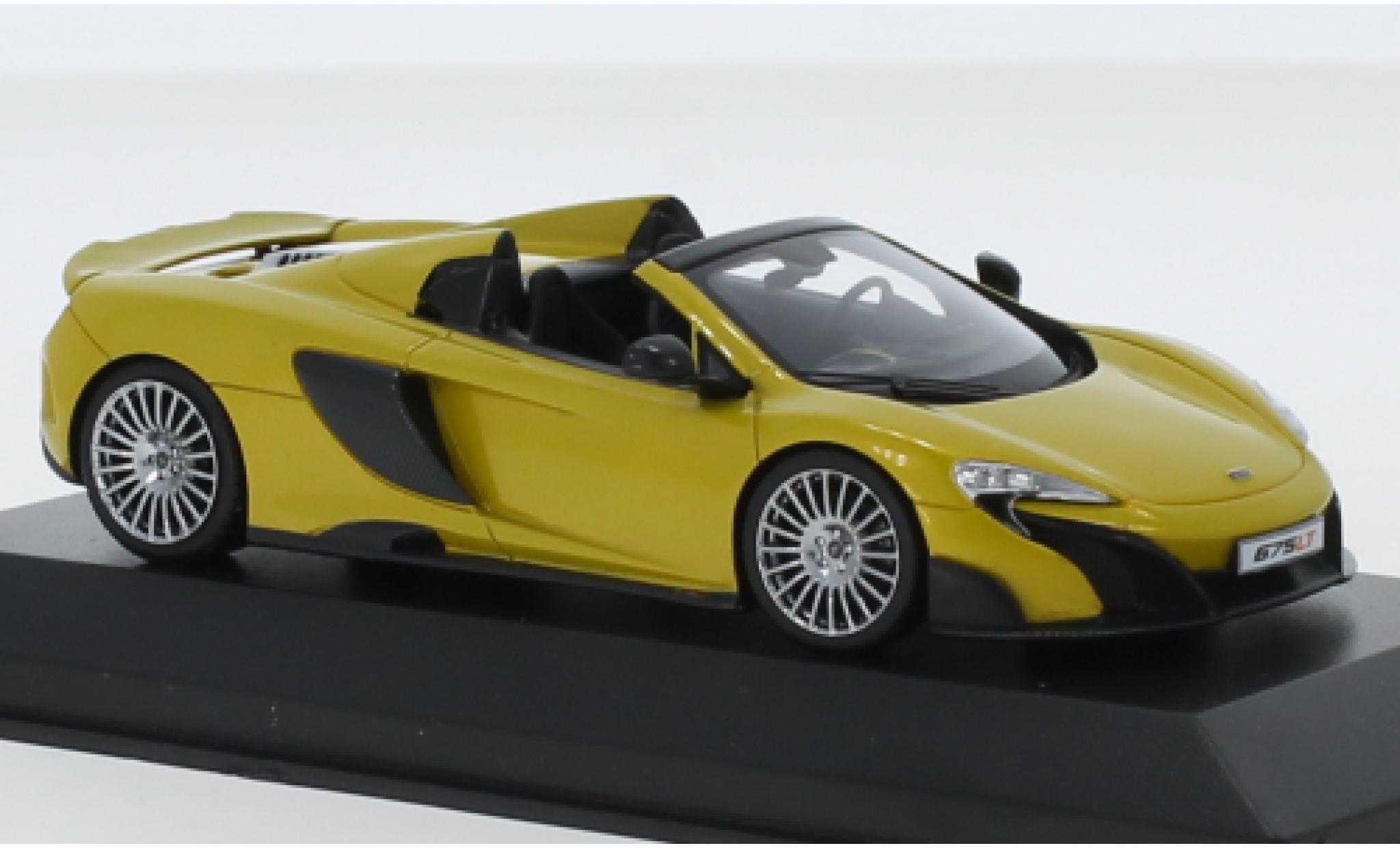 McLaren 675 1/43 Minichamps LT Spider metallic geel modelauto