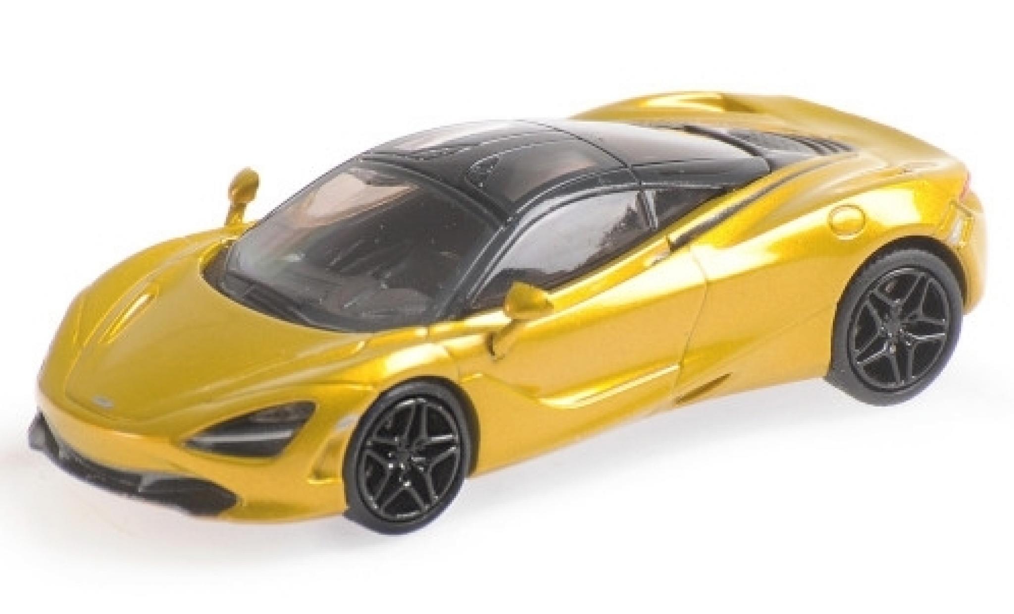 McLaren 720 1/87 Minichamps S metallic geel modelauto