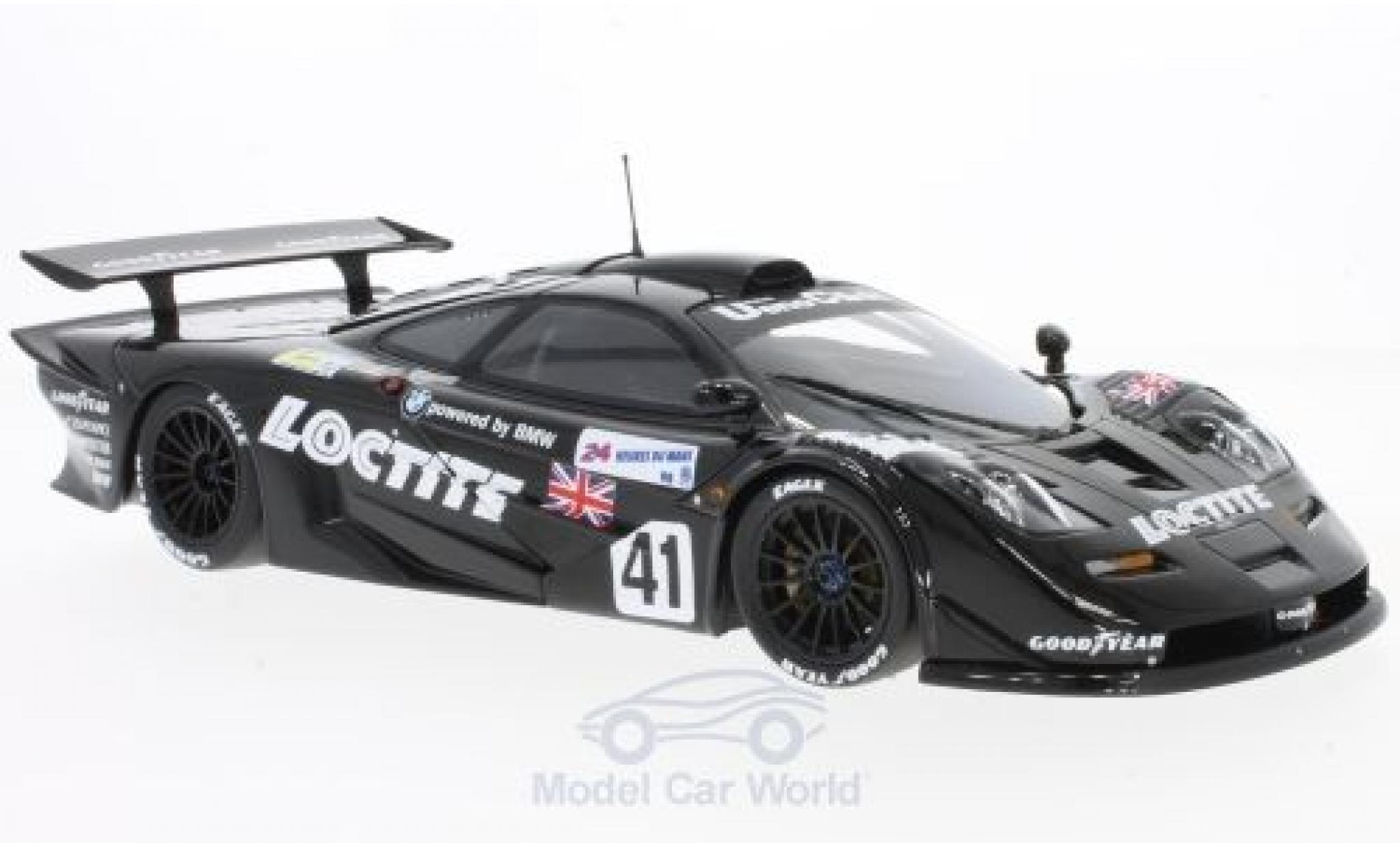 McLaren F1 1/18 Minichamps GTR No.41 Gulf Team Davidoff Loctite 24h Le Mans 1998 T.Bscher/E.Pirro/D.Capello ohne Vitrine modelauto