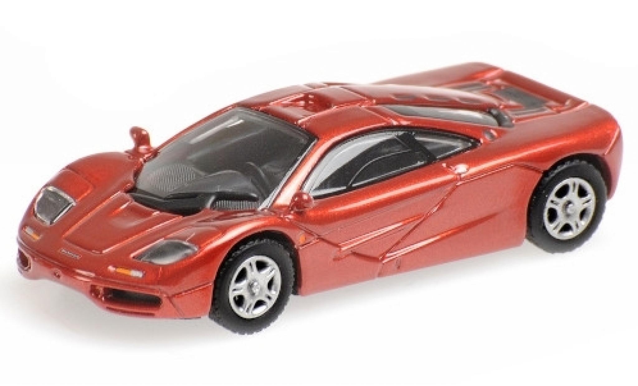 McLaren F1 1/87 Minichamps Roadcar metallic rood 1994 modelauto