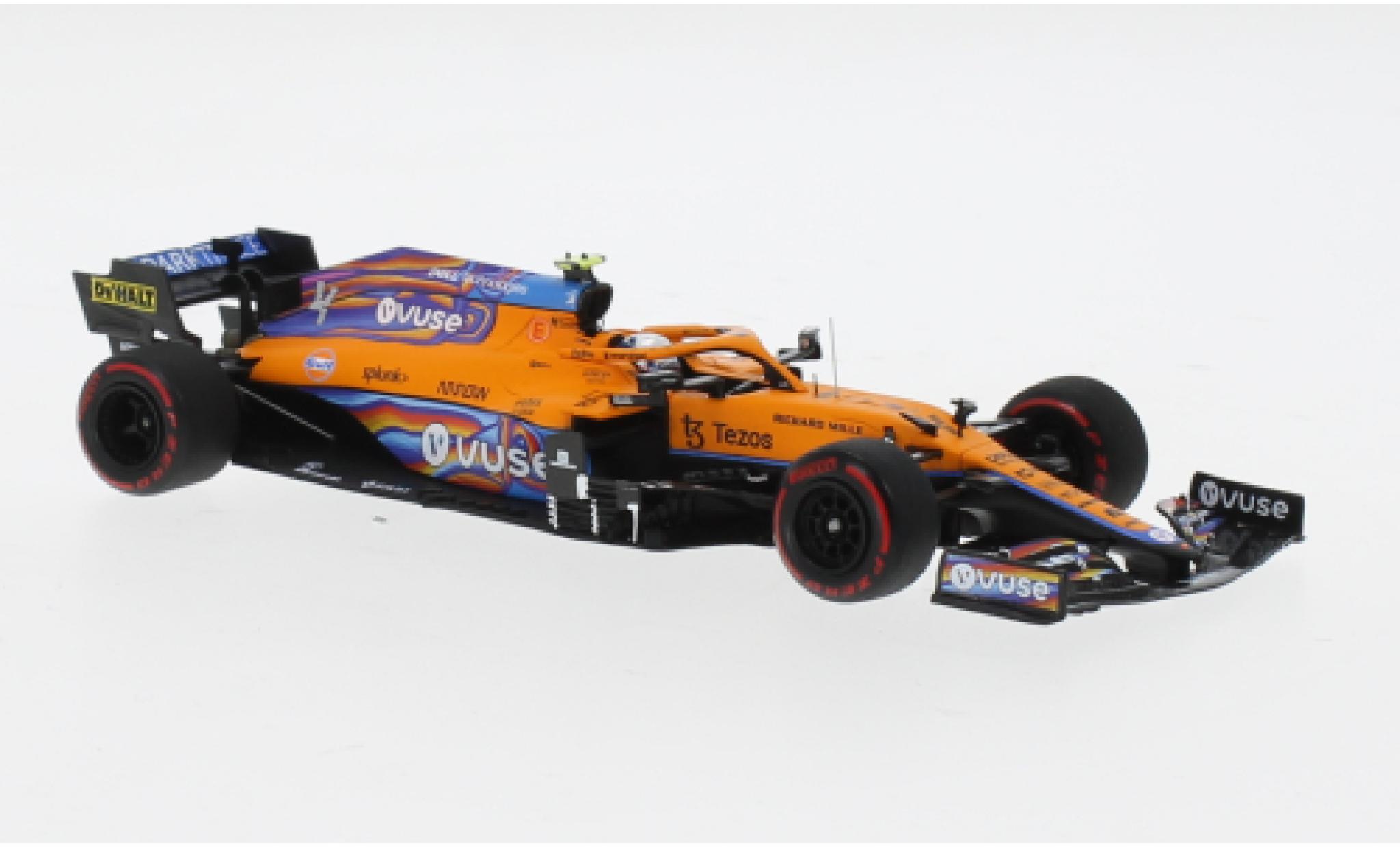 McLaren F1 1/43 Minichamps MCL35M No.4 Team Formel 1 GP Abu Dhabi 2021 1:43 modelauto