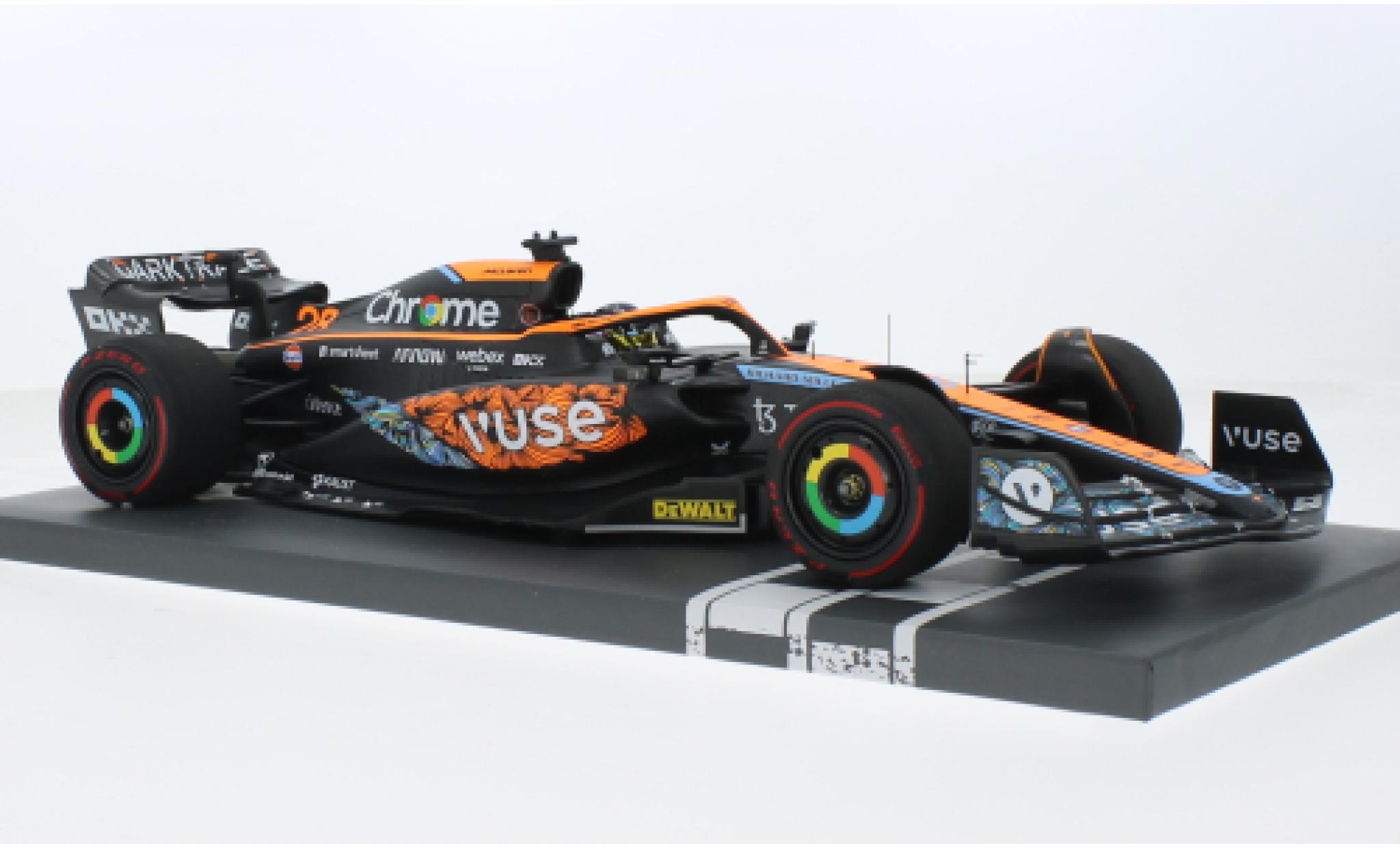 McLaren F1 1/18 Minichamps MCL36 No.28 Team Formel 1 Test Abu Dhabi 2022 1:18 modelauto