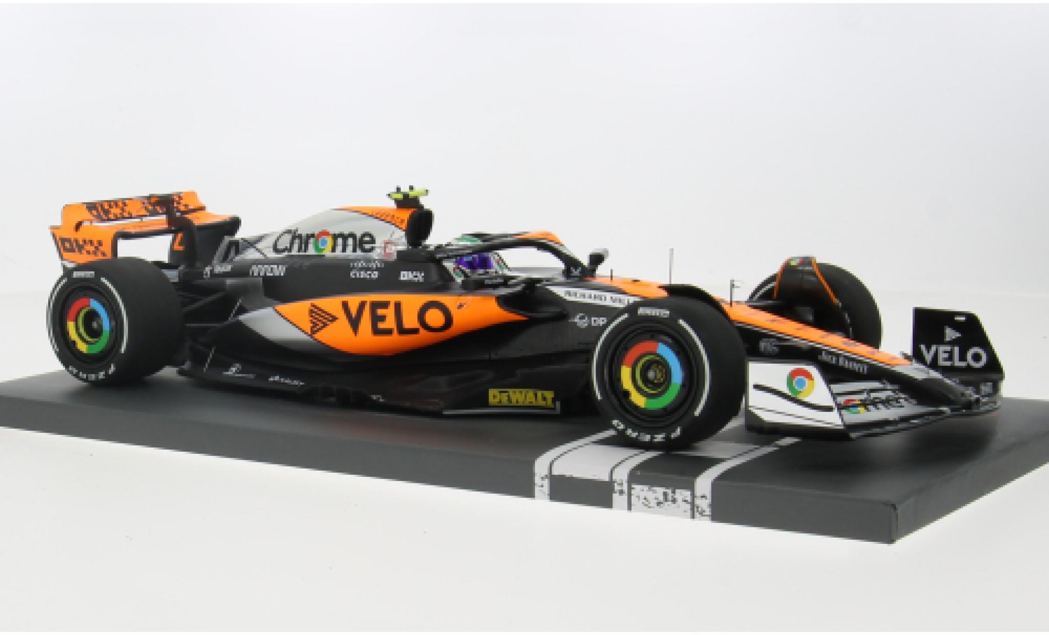 McLaren F1 1/18 Minichamps MCL60 No.4 Team Formel 1 GP Gro&szlig;britannien 2023 1:18 modelauto