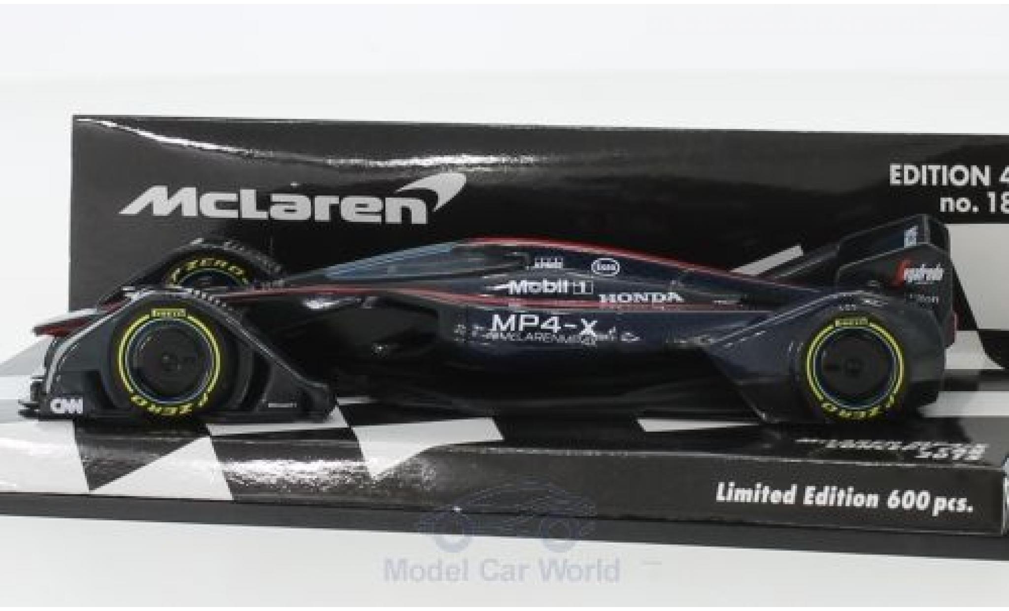 McLaren MP4-12C 1/43 Minichamps MP4-X Concept Car 2015 modelauto