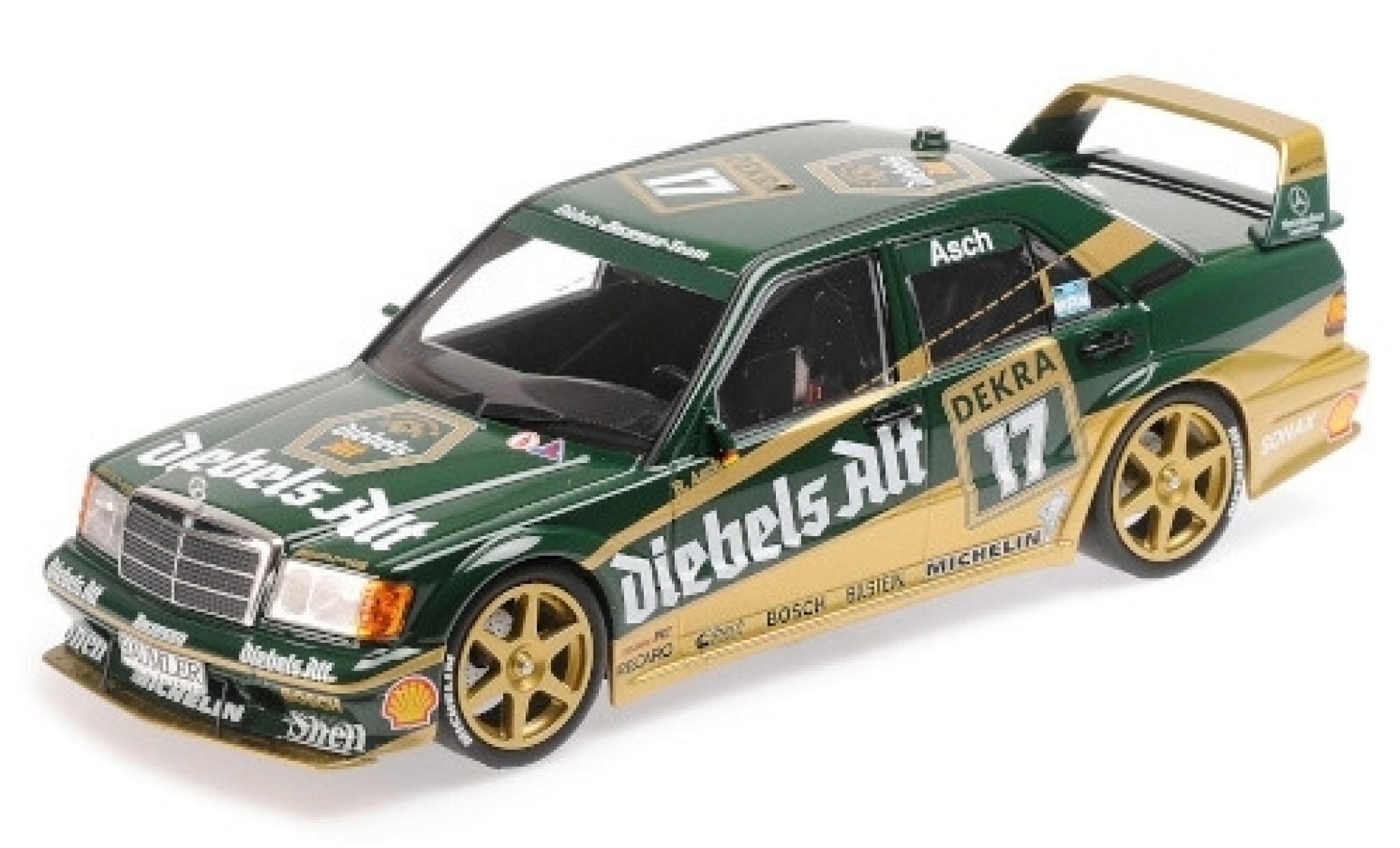 Mercedes 190 1/18 Minichamps E 2.5-16 Evo 2 No.17 Team Zakspeed Diebels Alt DTM 1992 R.Asch modelauto