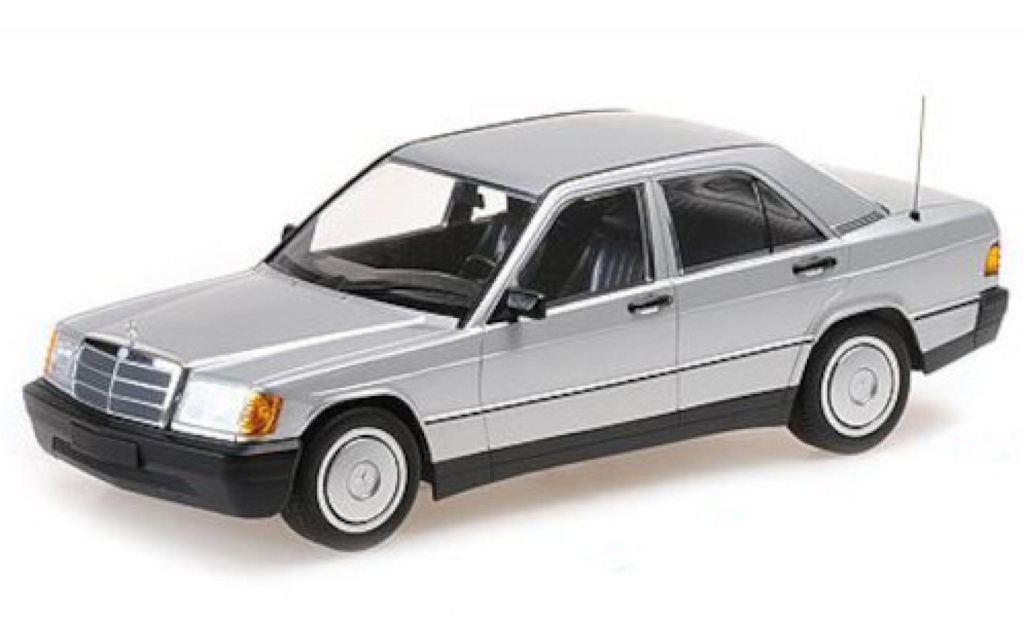 Mercedes 190 1/18 Minichamps E (W201) grijs 1982 modelauto