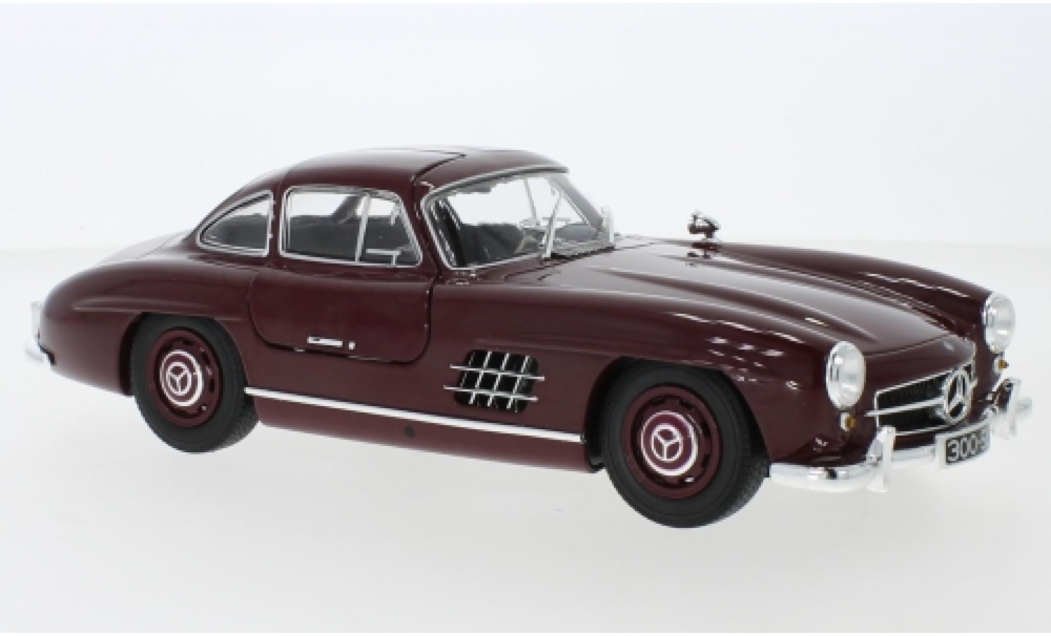 Mercedes 300 1/18 Minichamps SL (W198) rood 1955 modelauto