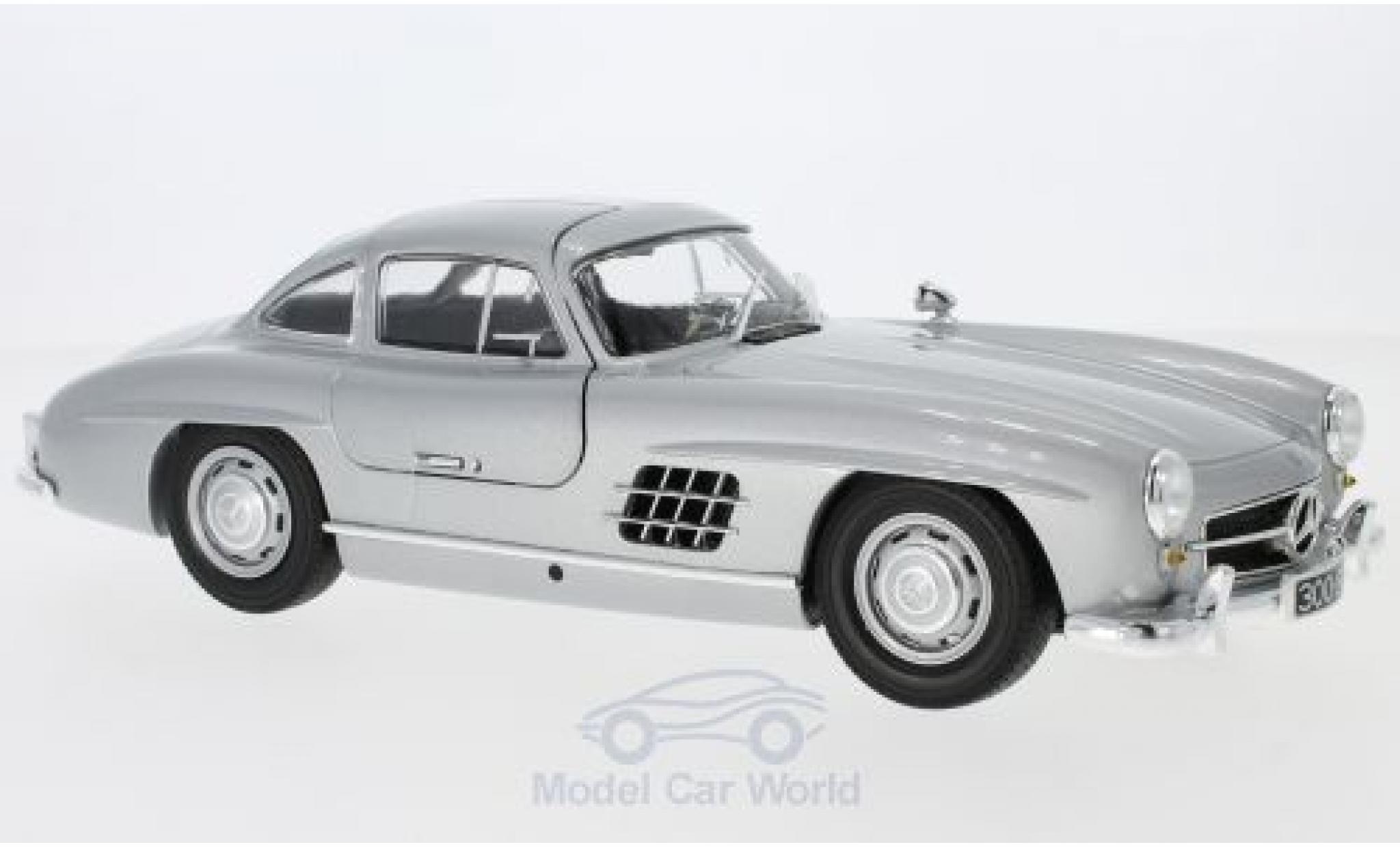 Mercedes 300 SL 1/18 Minichamps SL (W198) grijs 1955 modelauto