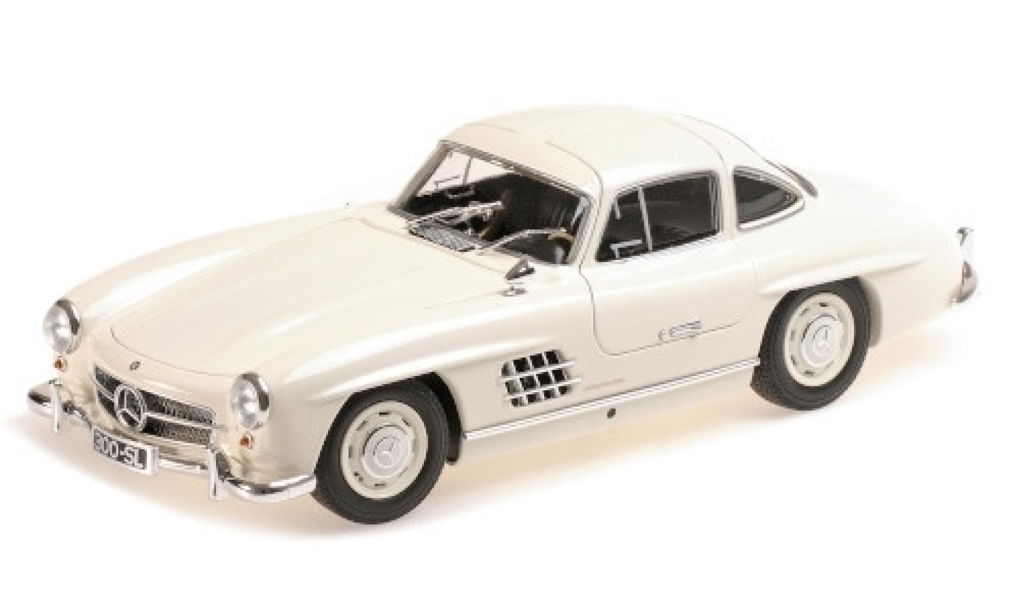 Mercedes 300 1/18 Minichamps SL (W198) wit 1955 modelauto