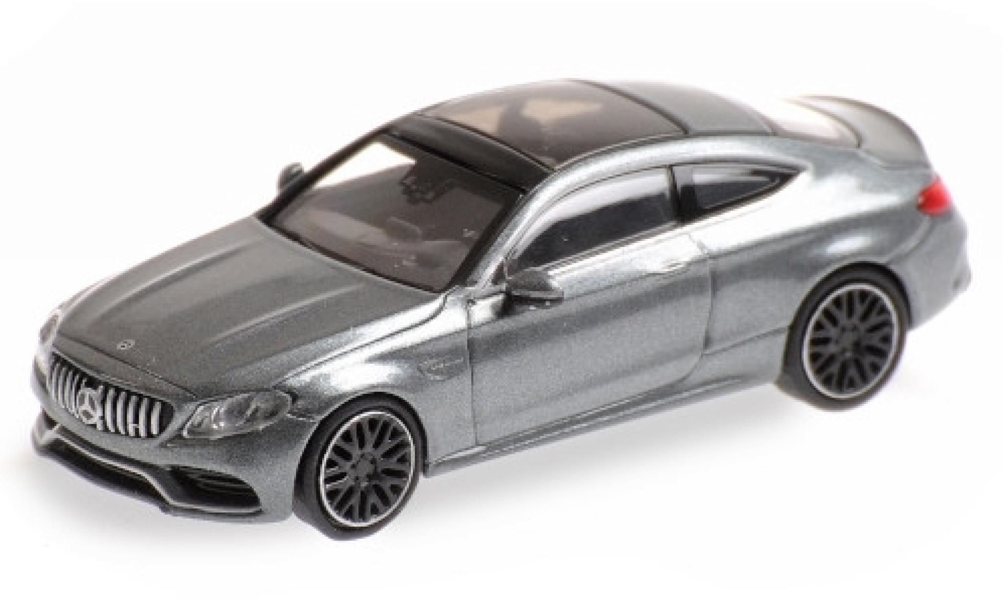 Mercedes Classe C 1/87 Minichamps AMG C63 Coupe (C205) matt-grijs 2015 modelauto