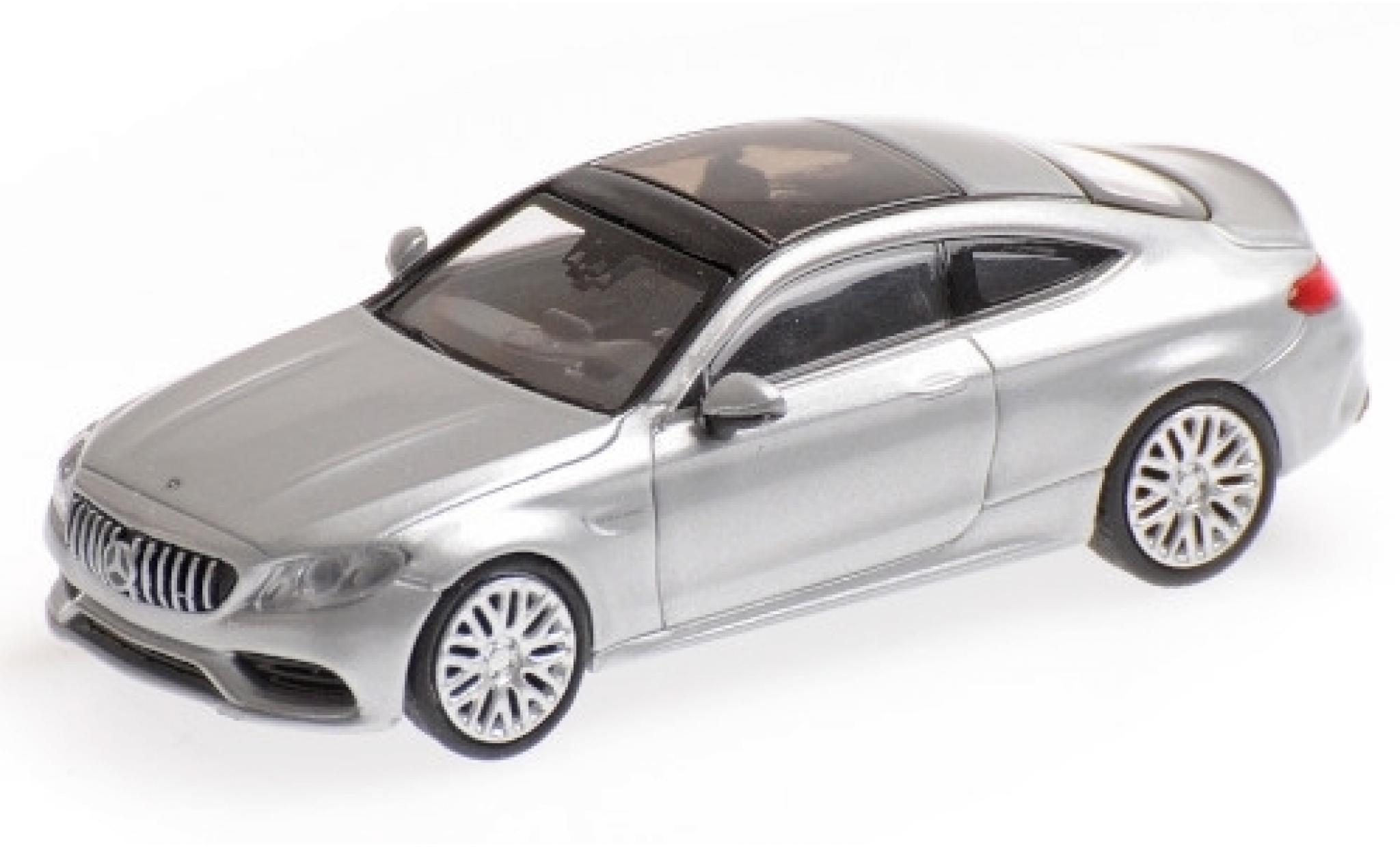 Mercedes Classe C 1/87 Minichamps AMG C63 Coupe (C205) grijs 2015 modelauto