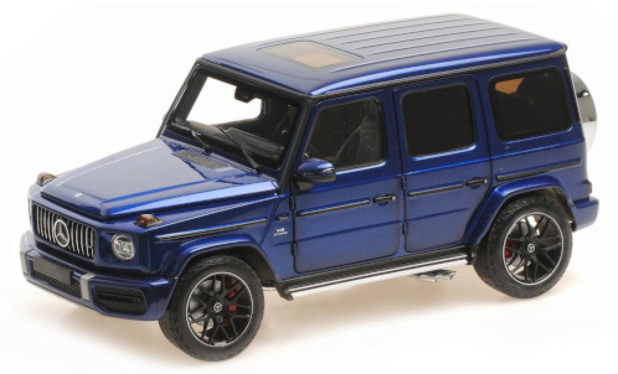 Mercedes Classe G 1/18 Minichamps AMG G63 metallic blauw 2018 modelauto
