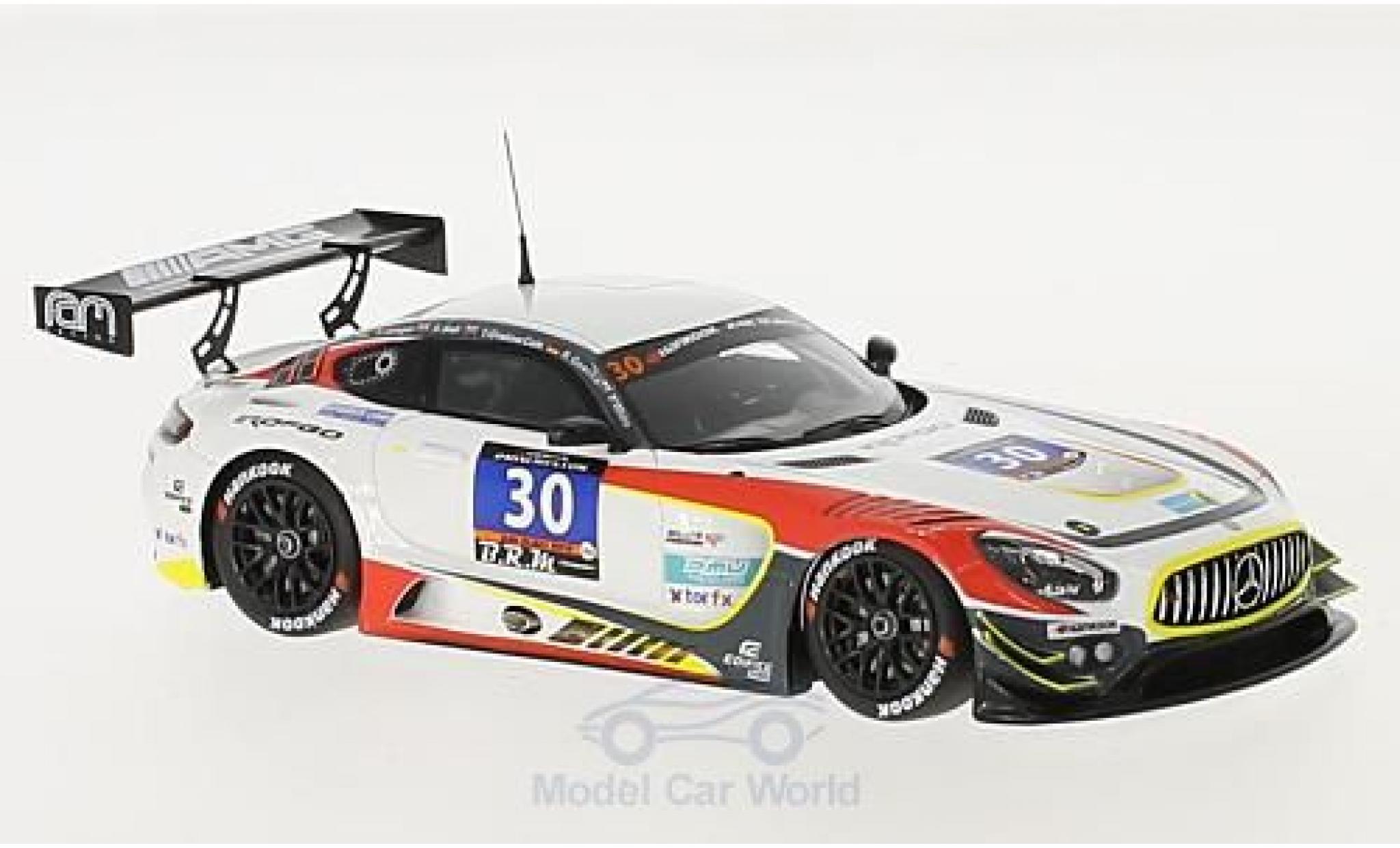 Mercedes AMG GT 1/43 Minichamps 3 No.30 RAM Racing 24h Dubai 2015 P.White/T.J&auml;ger/T.Onslow-Cole/A.Jaeger modelauto