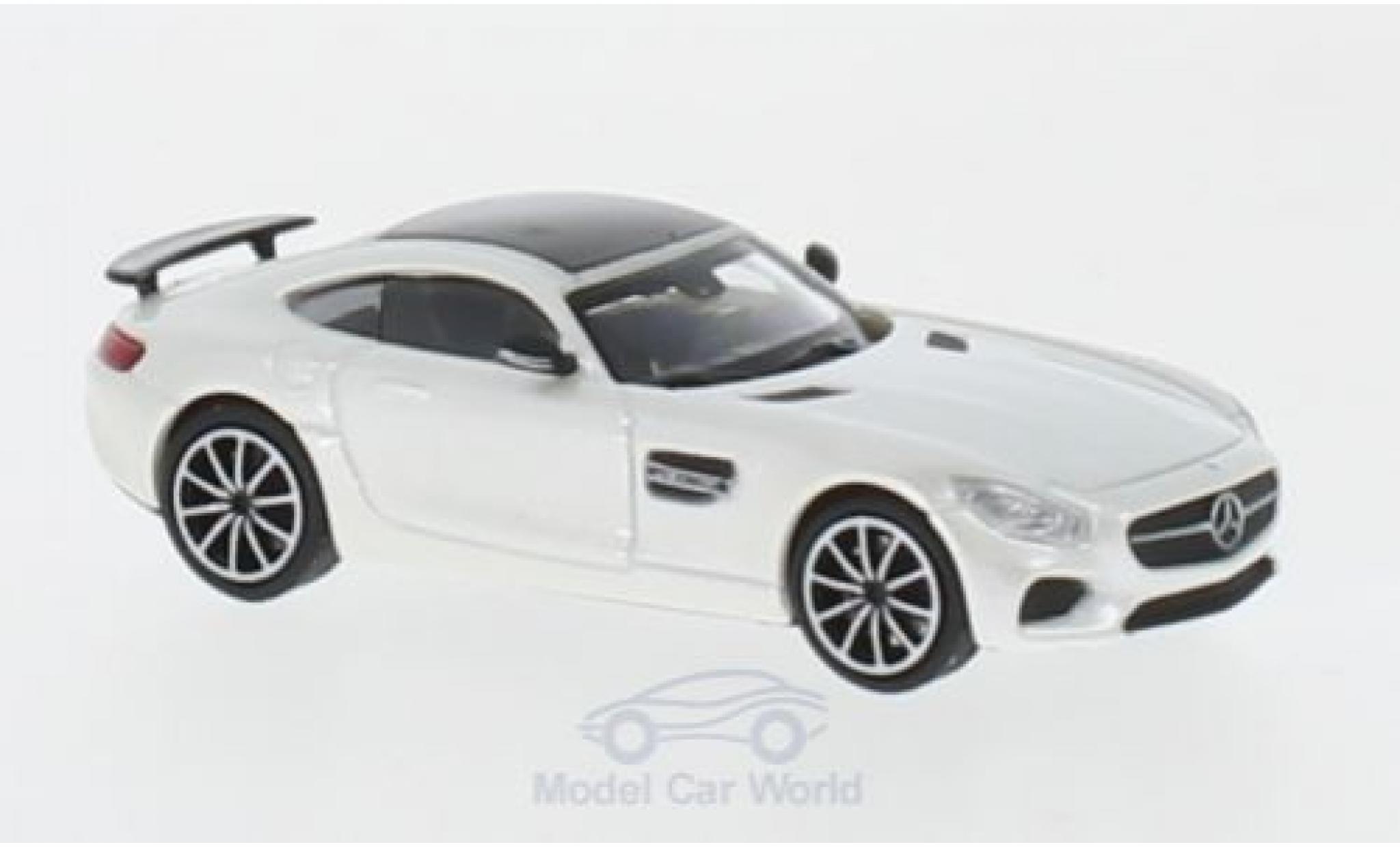 Mercedes AMG GT 1/87 Minichamps S metallic wit 2015 modelauto