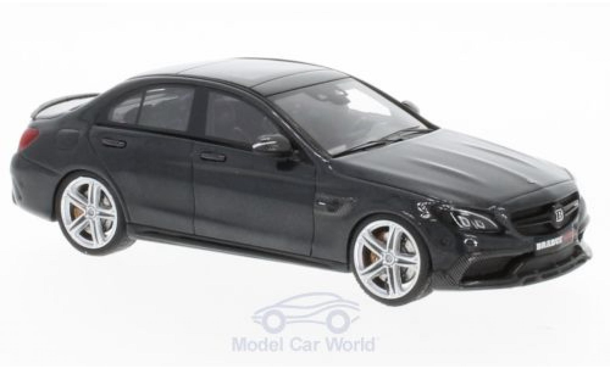 Mercedes Classe E 1/43 Minichamps Brabus 600 zwart 2015 Basis AMG E63 S modelauto