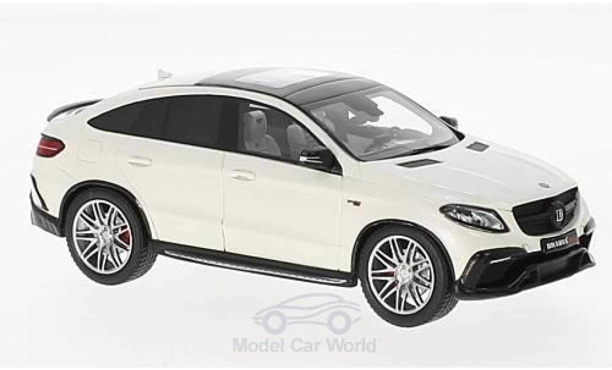 Mercedes Classe E 1/43 Minichamps Brabus 850 4x4 Coupe wit 2016 Basis GLE 63 S modelauto