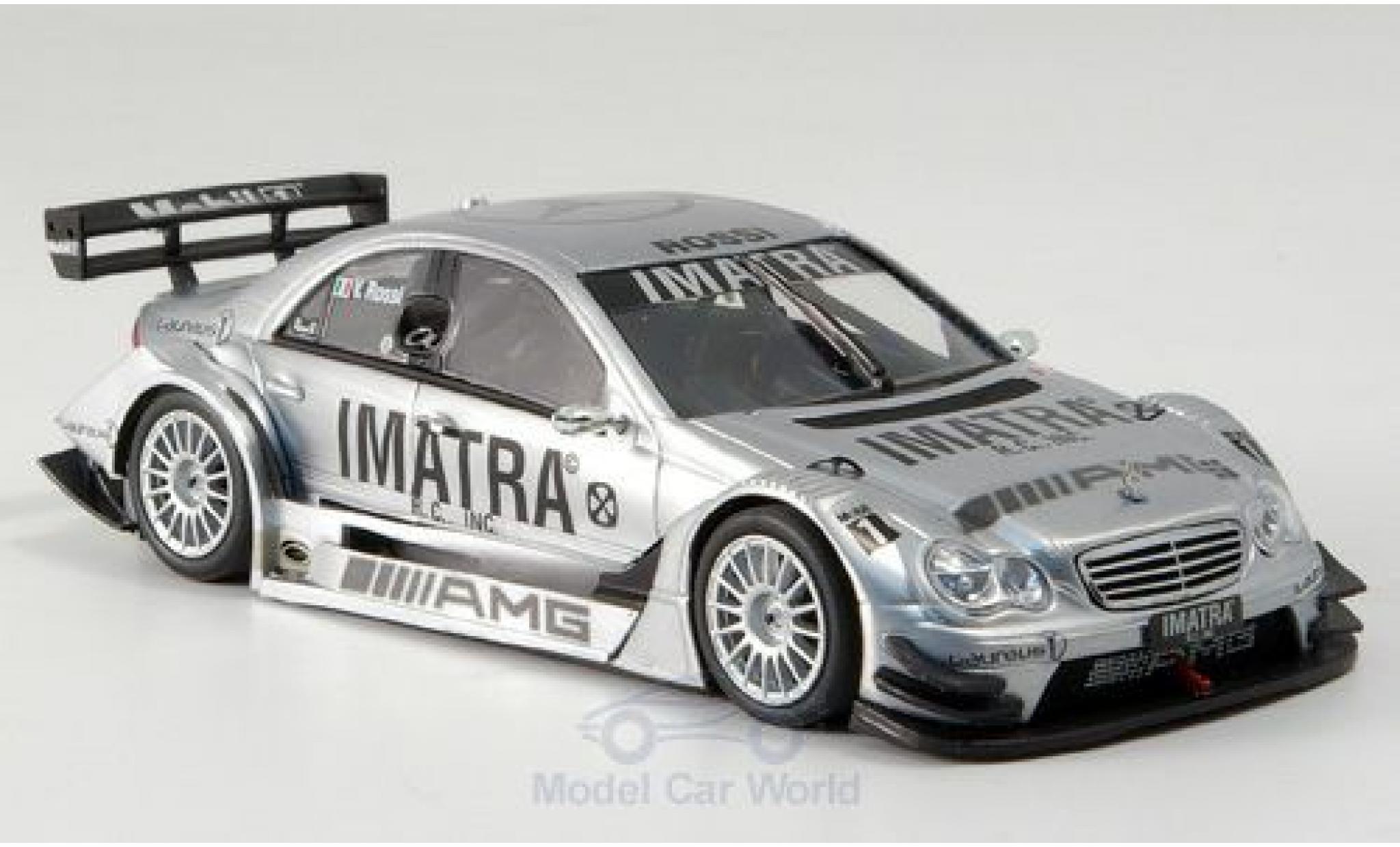 Mercedes Classe C 1/43 Minichamps DTM Imatra Testfahrzeug mit Figur V.Rossi modelauto