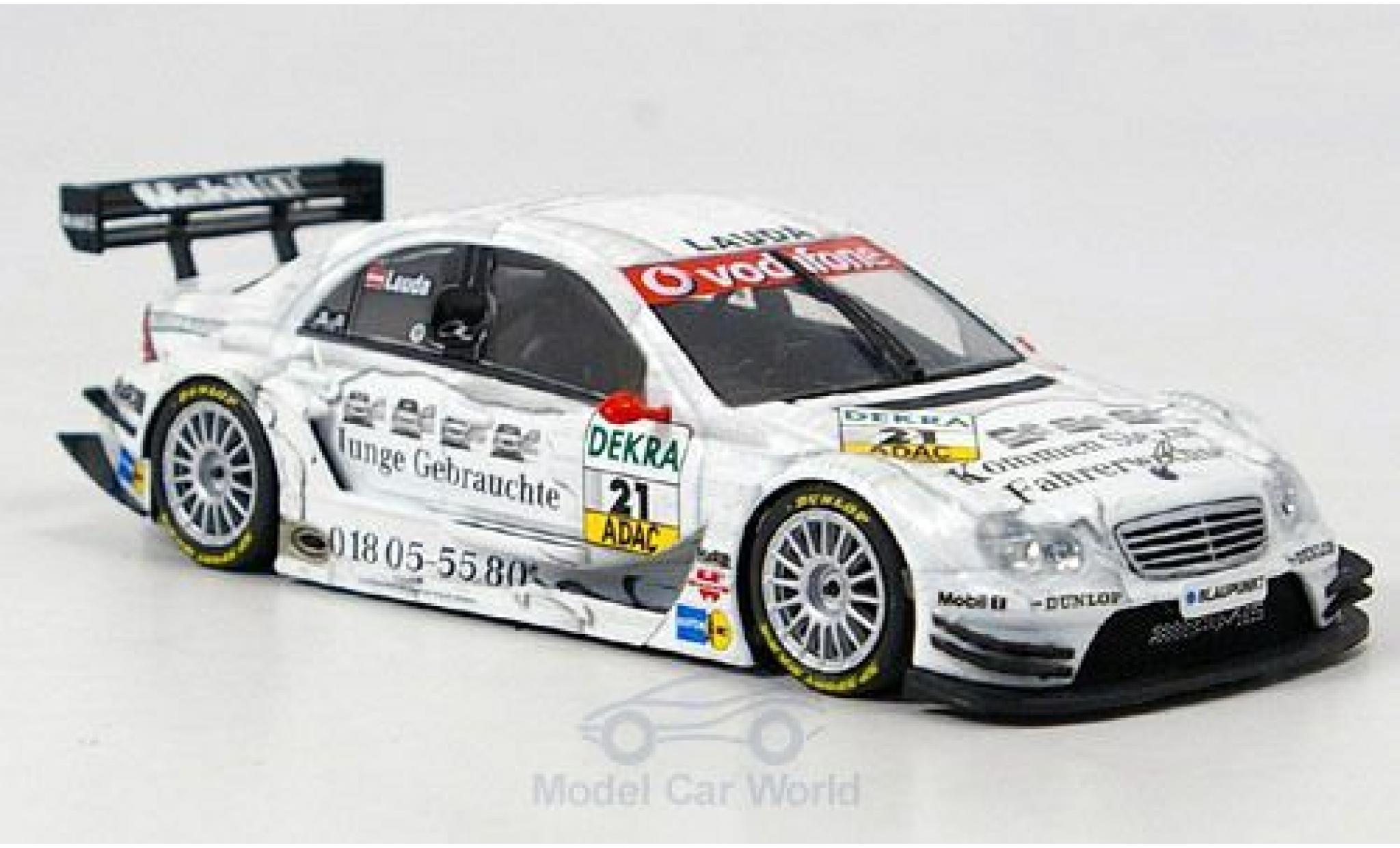 Mercedes Classe C DTM 1/43 Minichamps DTM No.21 Team Persson DTM 2005 M.Lauda modelauto