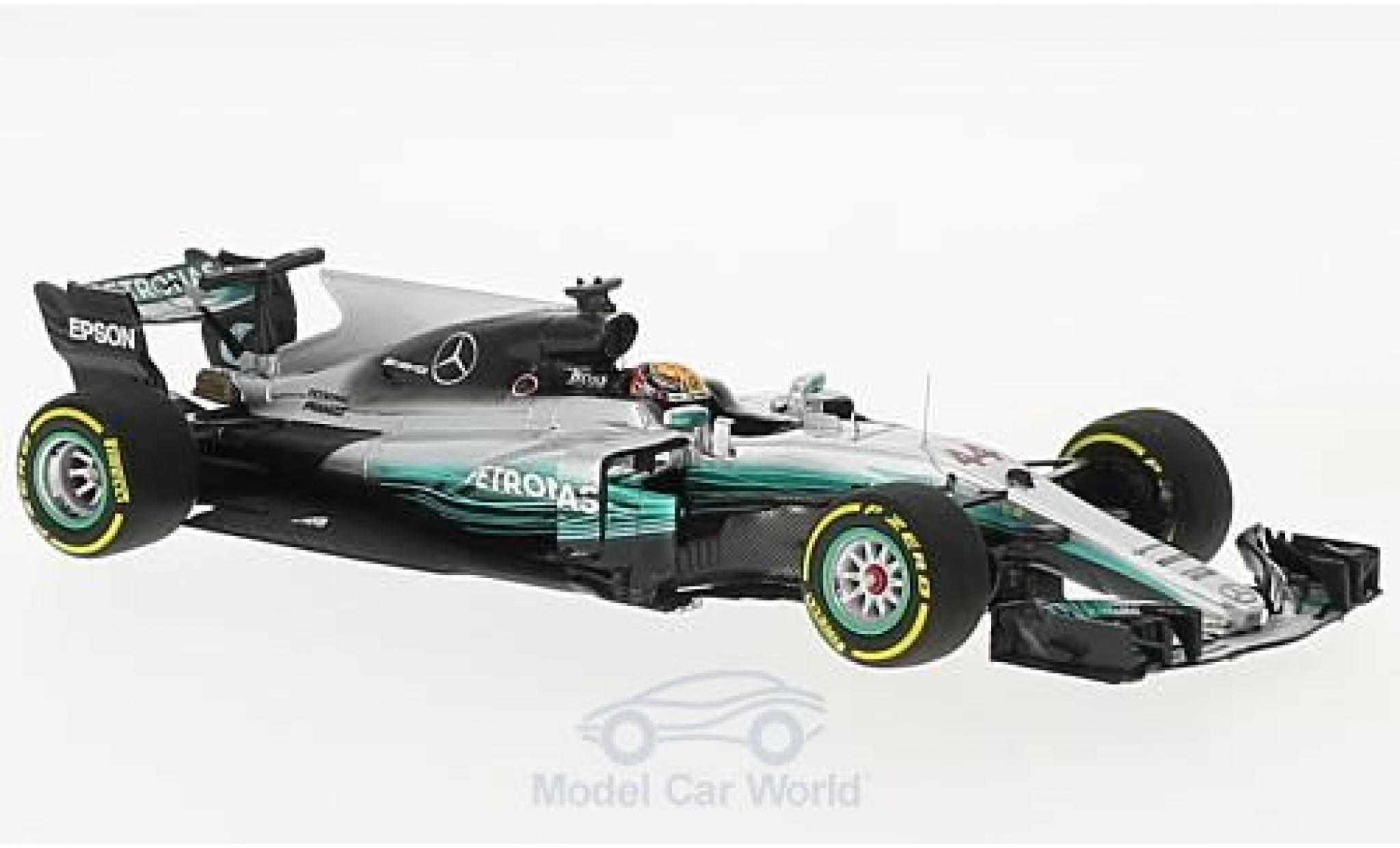 Mercedes F1 1/43 Minichamps W08 EQ Power No.44 AMG Petronas Motorsport Formel 1 GP China 2017 L.Hamilton modelauto