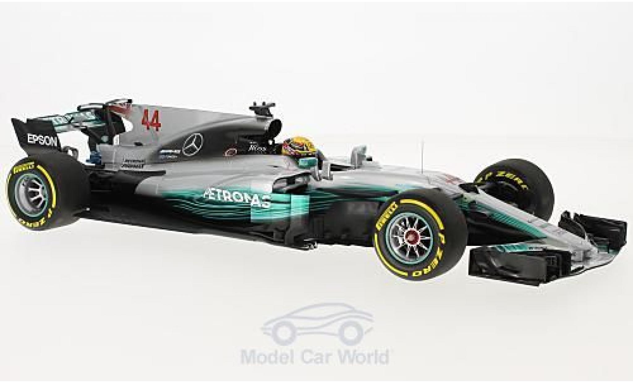 Mercedes F1 1/18 Minichamps W08 EQ Power+ No.44 AMG Petronas Motorsport Petronas Formel 1 GP Spanien 2017 L.Hamilton modelauto