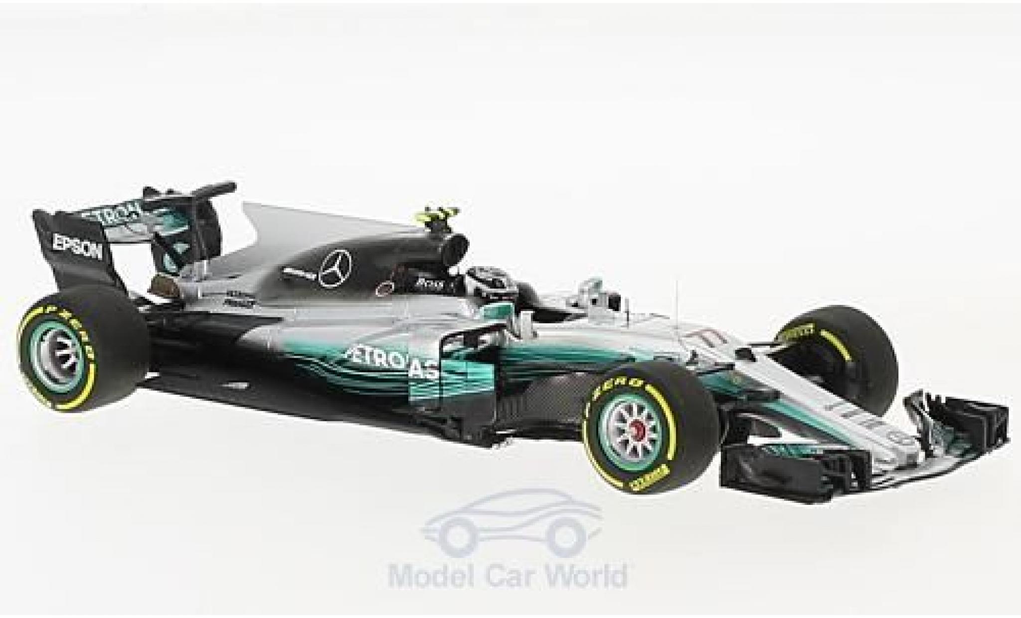 Mercedes F1 1/43 Minichamps W08 EQ Power+ No.77 AMG Petronas Motorsport Formel 1 GP China 2017 V.Bottas modelauto
