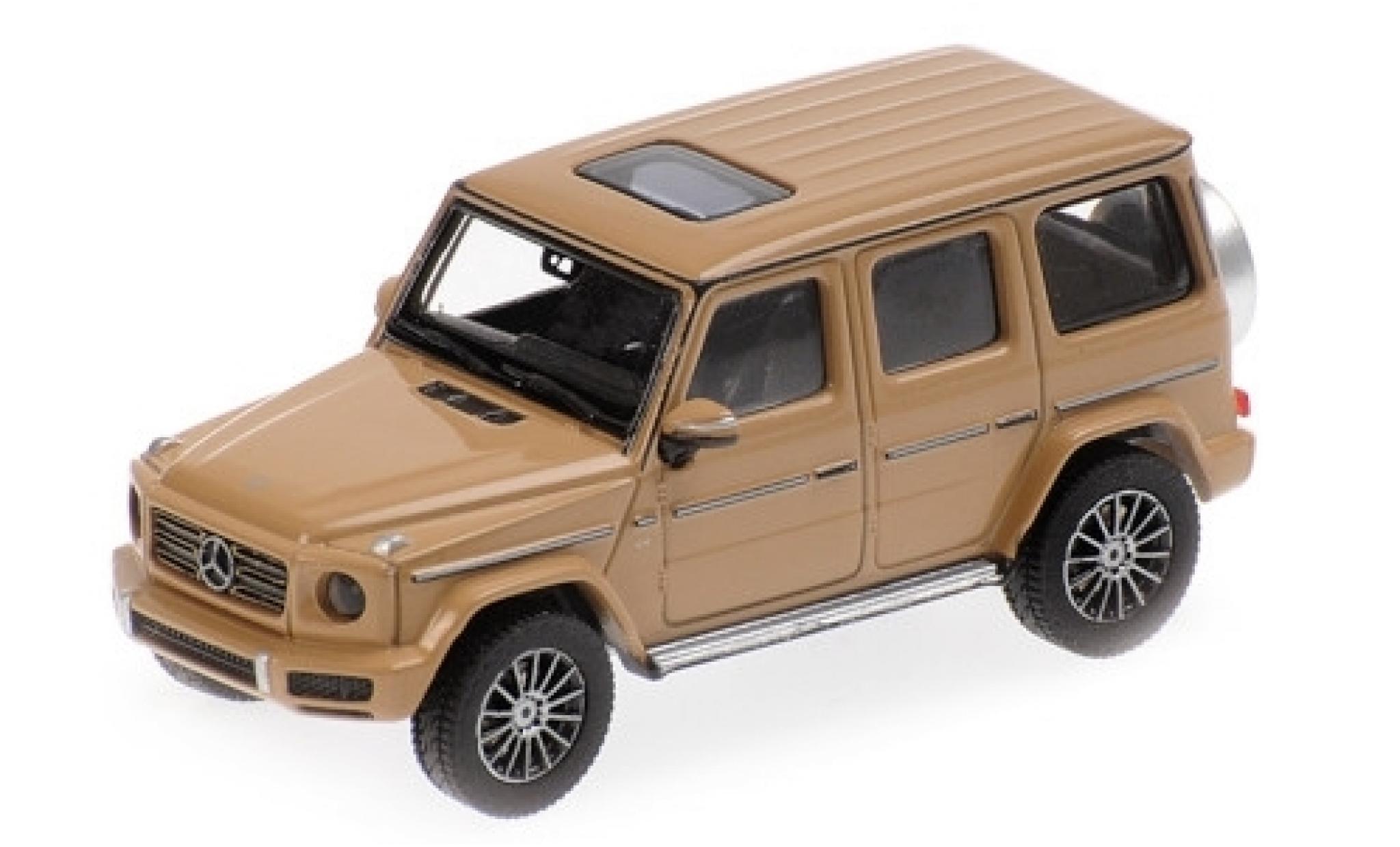 Mercedes Classe G 1/87 Minichamps G500 (W463) beige 2018 modelauto