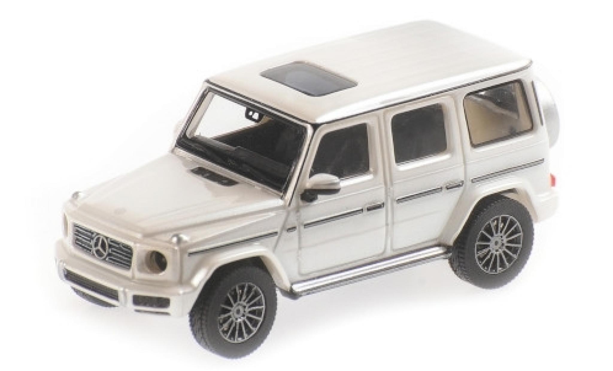 Mercedes Classe G 1/87 Minichamps G500 (W463) metallic wit 2018 modelauto