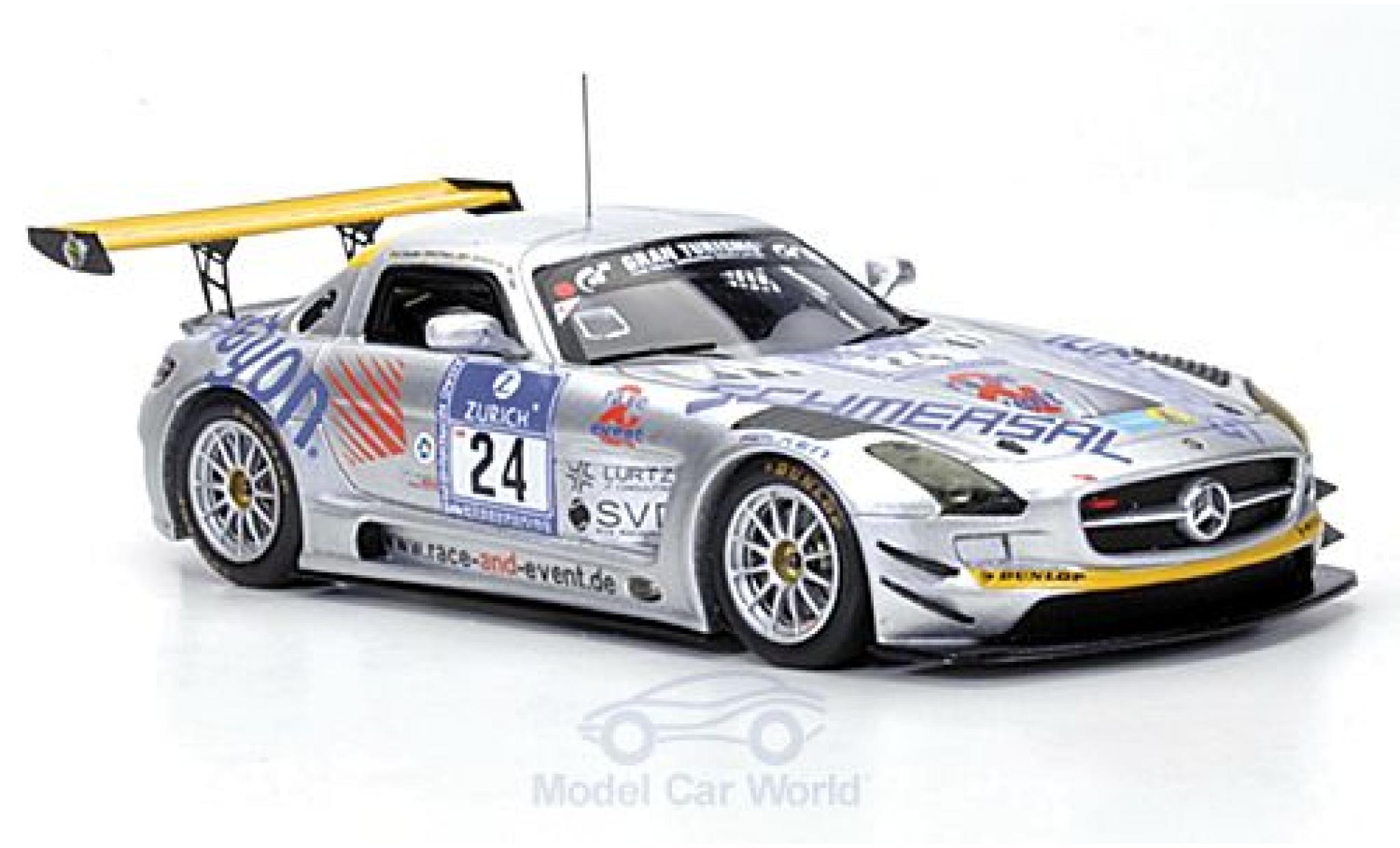 Mercedes SLS 1/43 Minichamps AMG GT3 No.24 Race & Event 24h N&uuml;rburgring 2011 Tiger/Geulen/Schmersal/Frers modelauto
