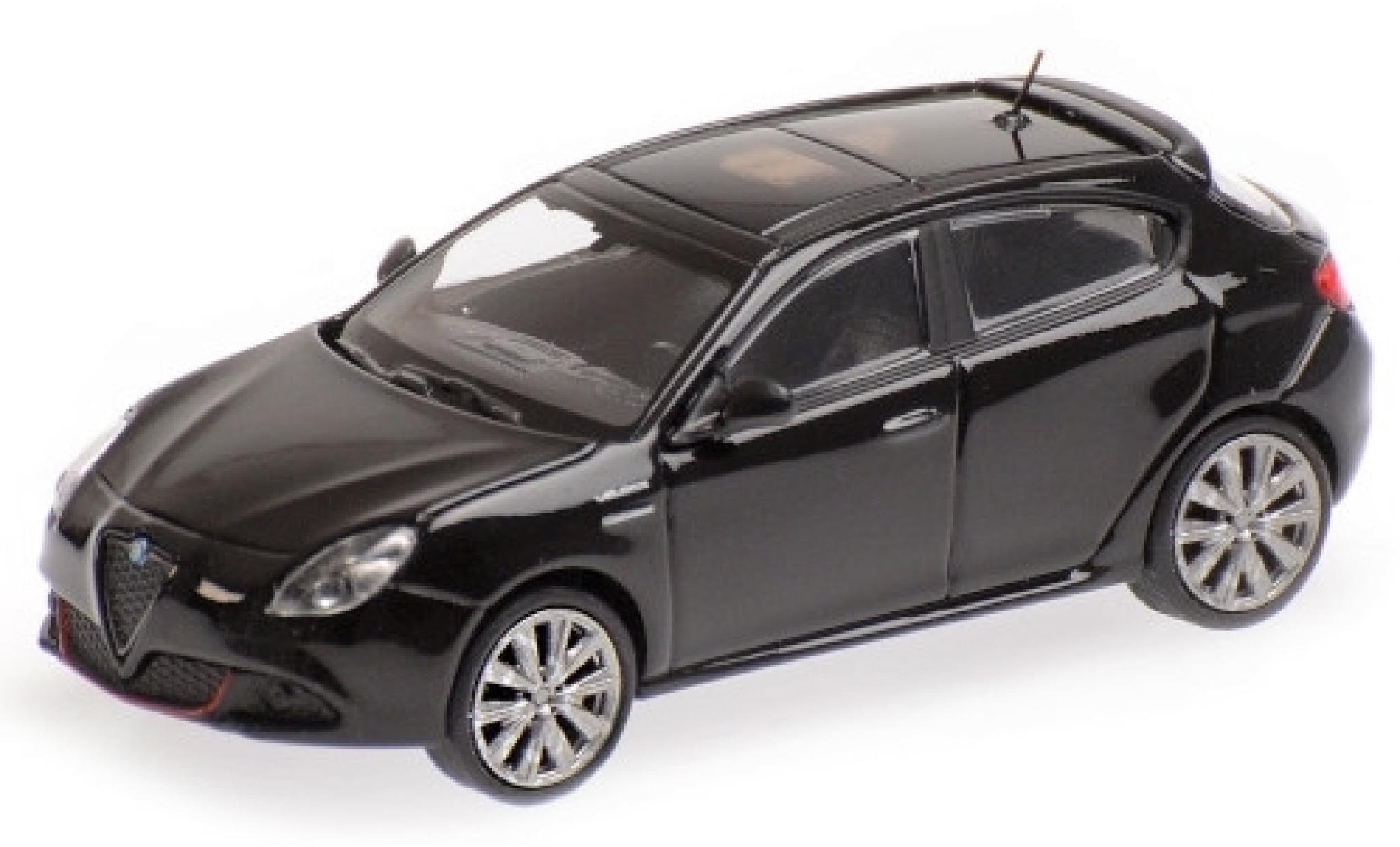 Alfa Romeo Giulietta 1/87 Minichamps Veloce zwart 2017 modelauto